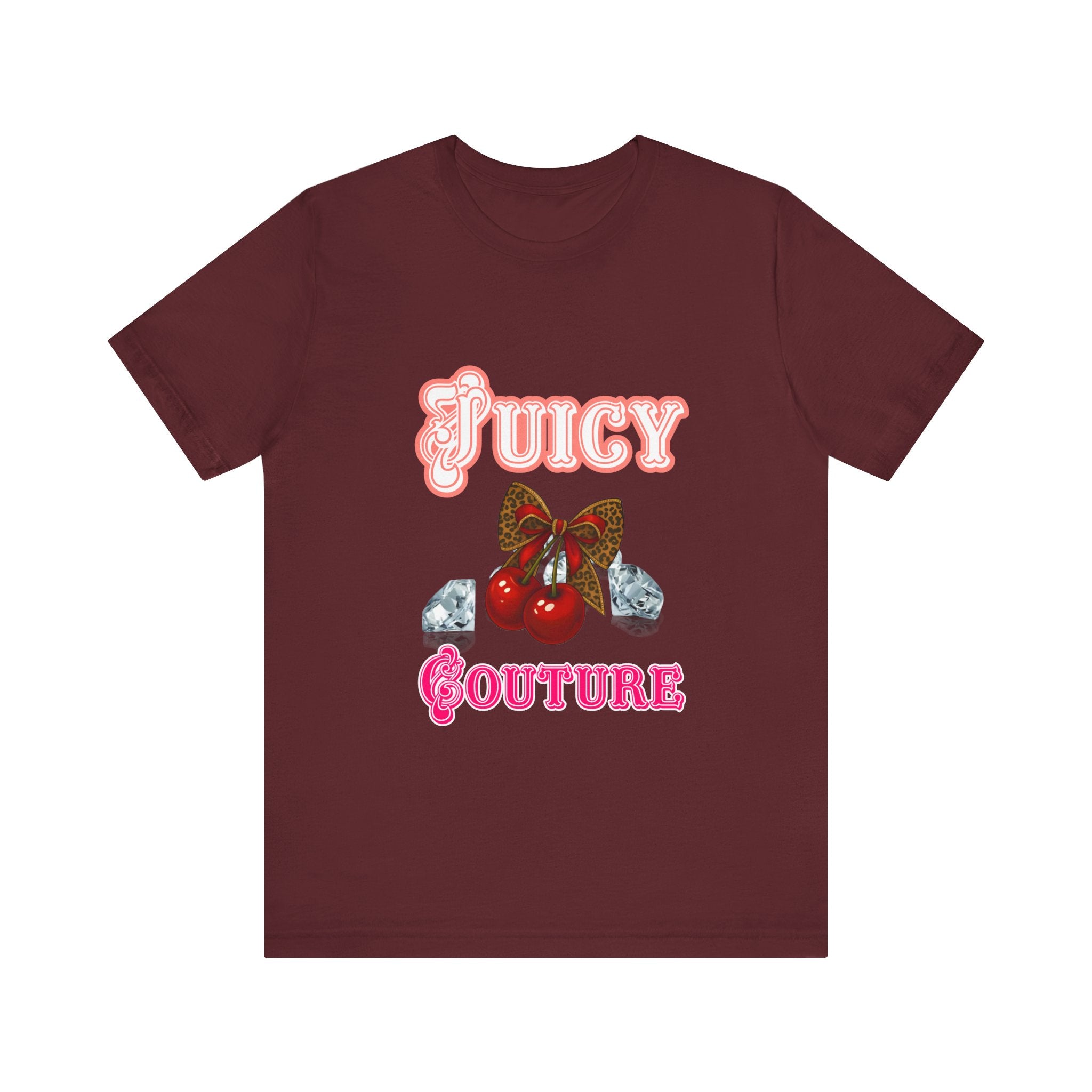 Juicy Couture Butterfly Tee, Trendy Graphic Tee, Fashionable Summer Shirt, Gift for Fashion Lovers, Casual Wear, Stylish Top