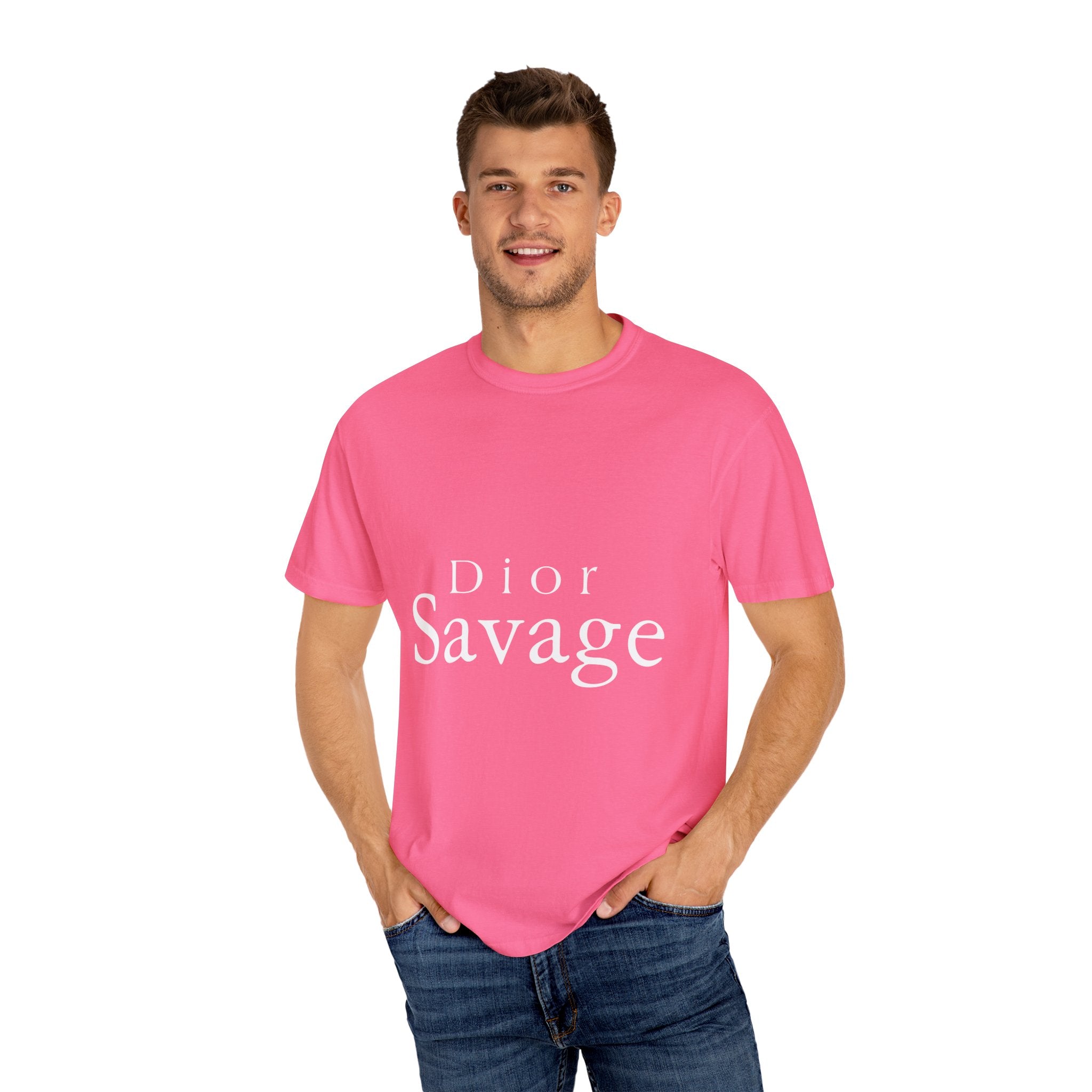 Savage Statement Unisex Garment-Dyed T-Shirt - Trendy Apparel, Casual Wear, Gift for Fashion Lovers, Everyday Style, Unique Design