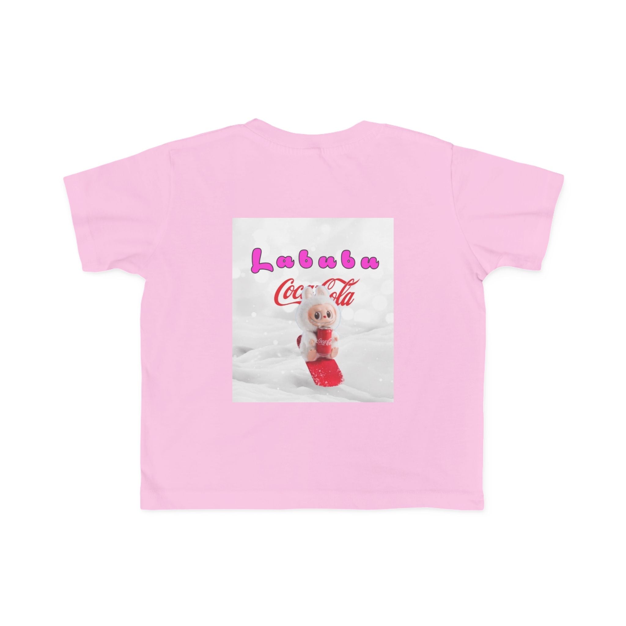 Toddler's Fun Jersey Tee, Cute Cartoon Shirt, Kids' Apparel, Holiday Gift, Playful T-Shirt, Coca-Cola Theme