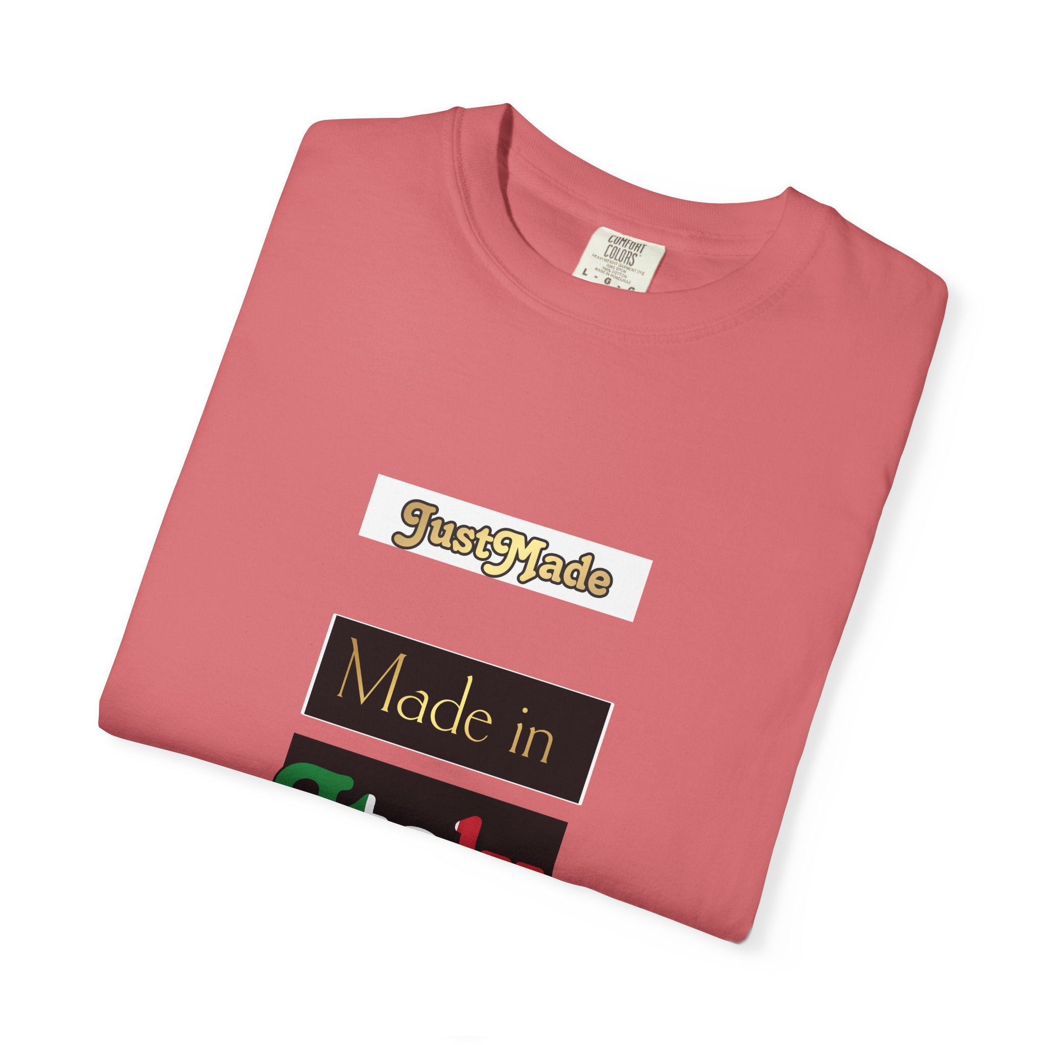 Italian-Inspired Unisex T-Shirt, Just Made Design, Perfect for Travel, Gifts, Casual Wear, Unique Fashion Statement