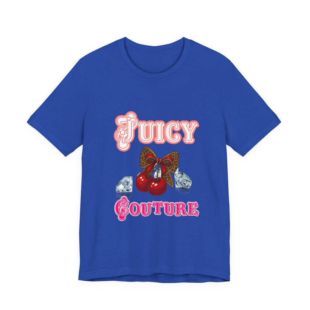 Juicy Couture Butterfly Tee, Trendy Graphic Tee, Fashionable Summer Shirt, Gift for Fashion Lovers, Casual Wear, Stylish Top