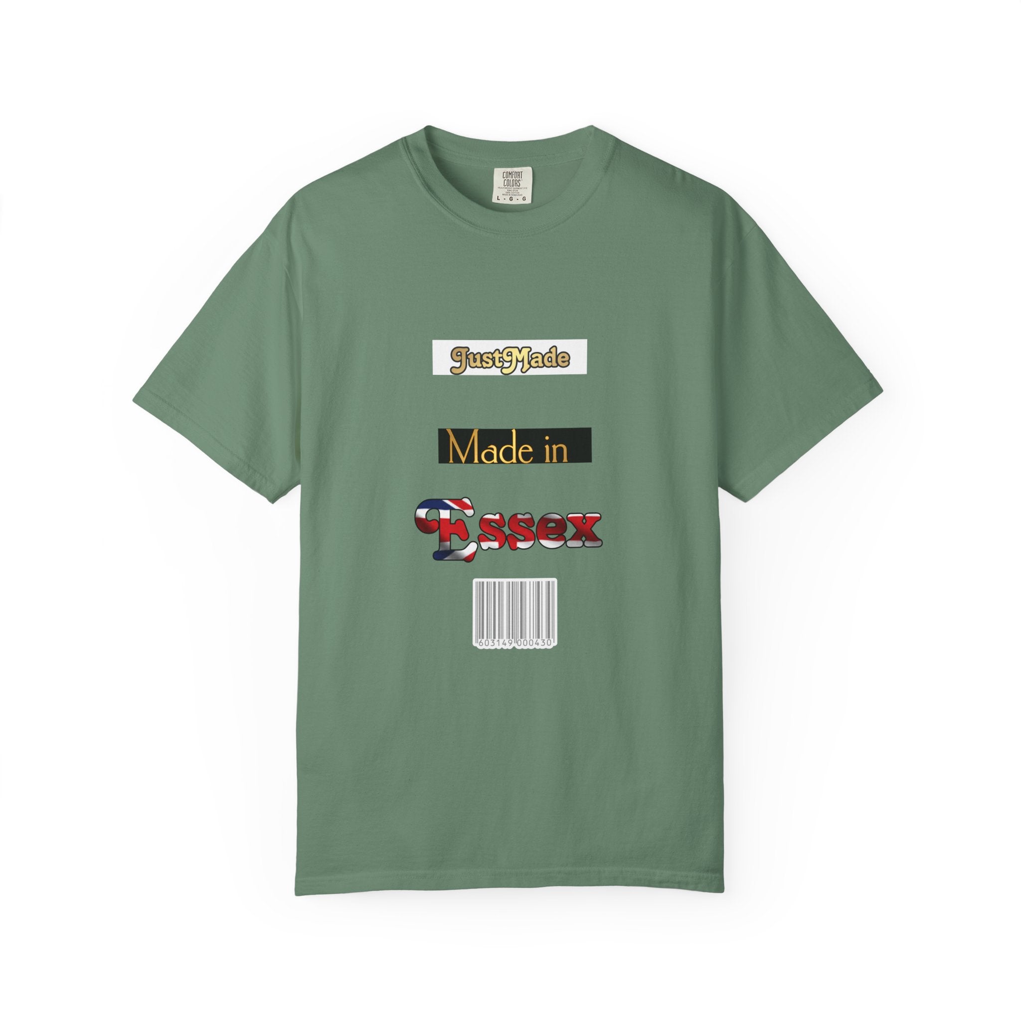 Garment-Dyed T-Shirt, Casual Style, Essex Pride, Unique Gift, Everyday Wear, Trendy Apparel, Comfortable Tee