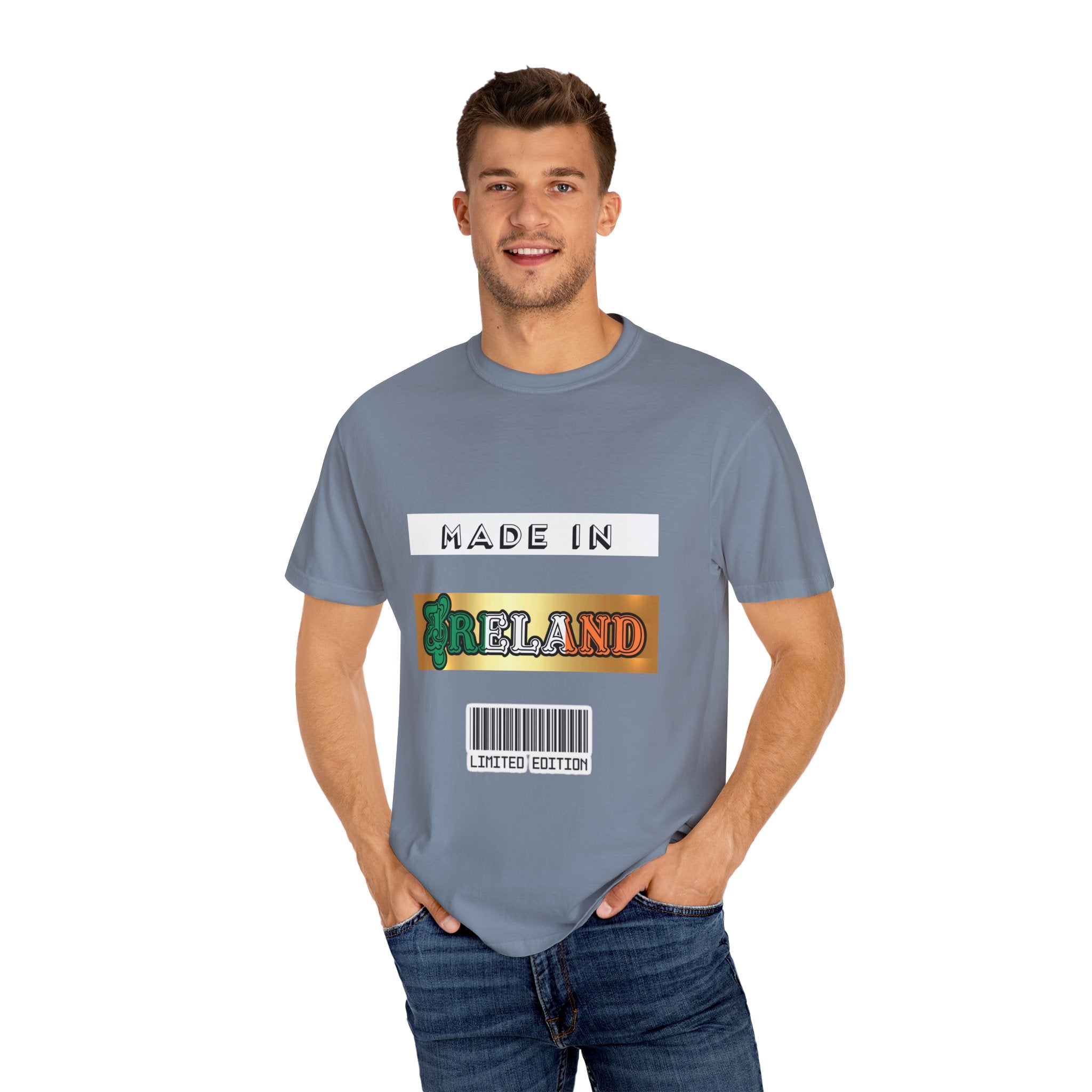 Made in Ireland Limited Edition T-Shirt, Unisex Garment-Dyed Tee for Travel Lovers, Gifts for St. Patrick's Day, Irish Pride Apparel
