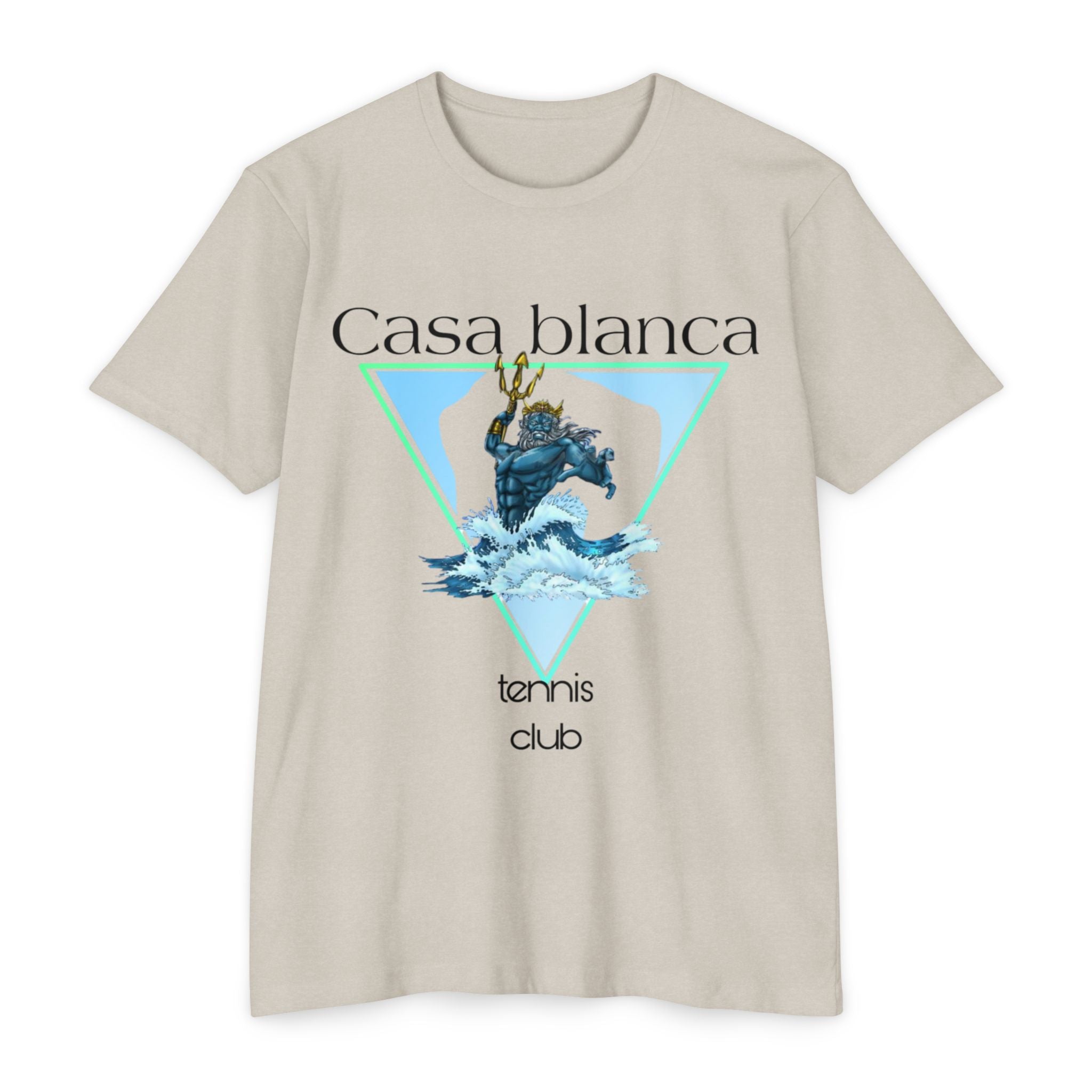 Casa Blanca Tennis Club Graphic T-Shirt | Vintage Style Tee, Casual Summer Wear, Gift for Tennis Lovers, Beach Day Essential