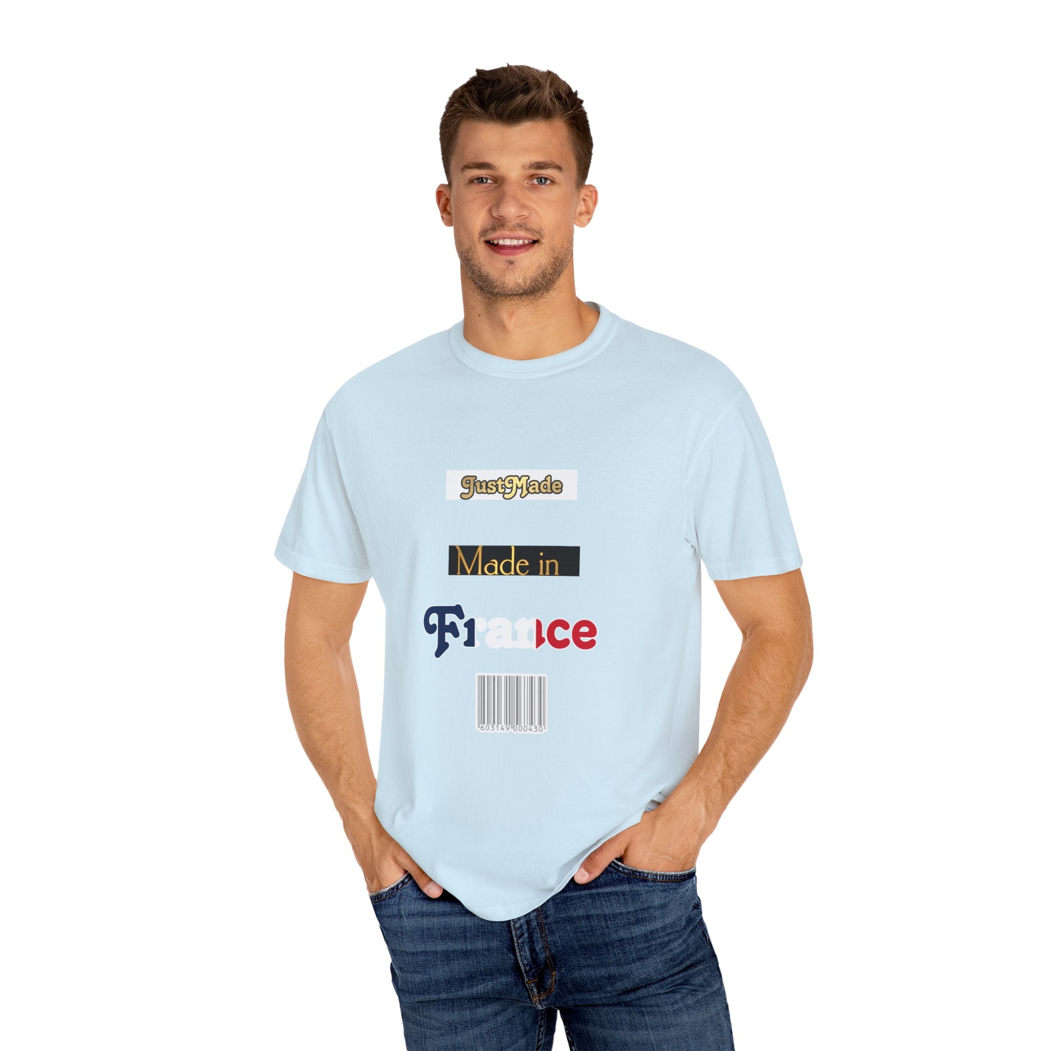 Garment-Dyed T-shirt with Unique Made in France Design, Casual Tee, Fashion Statement, Gift for Fashion Lovers, Everyday Wear, [...]
