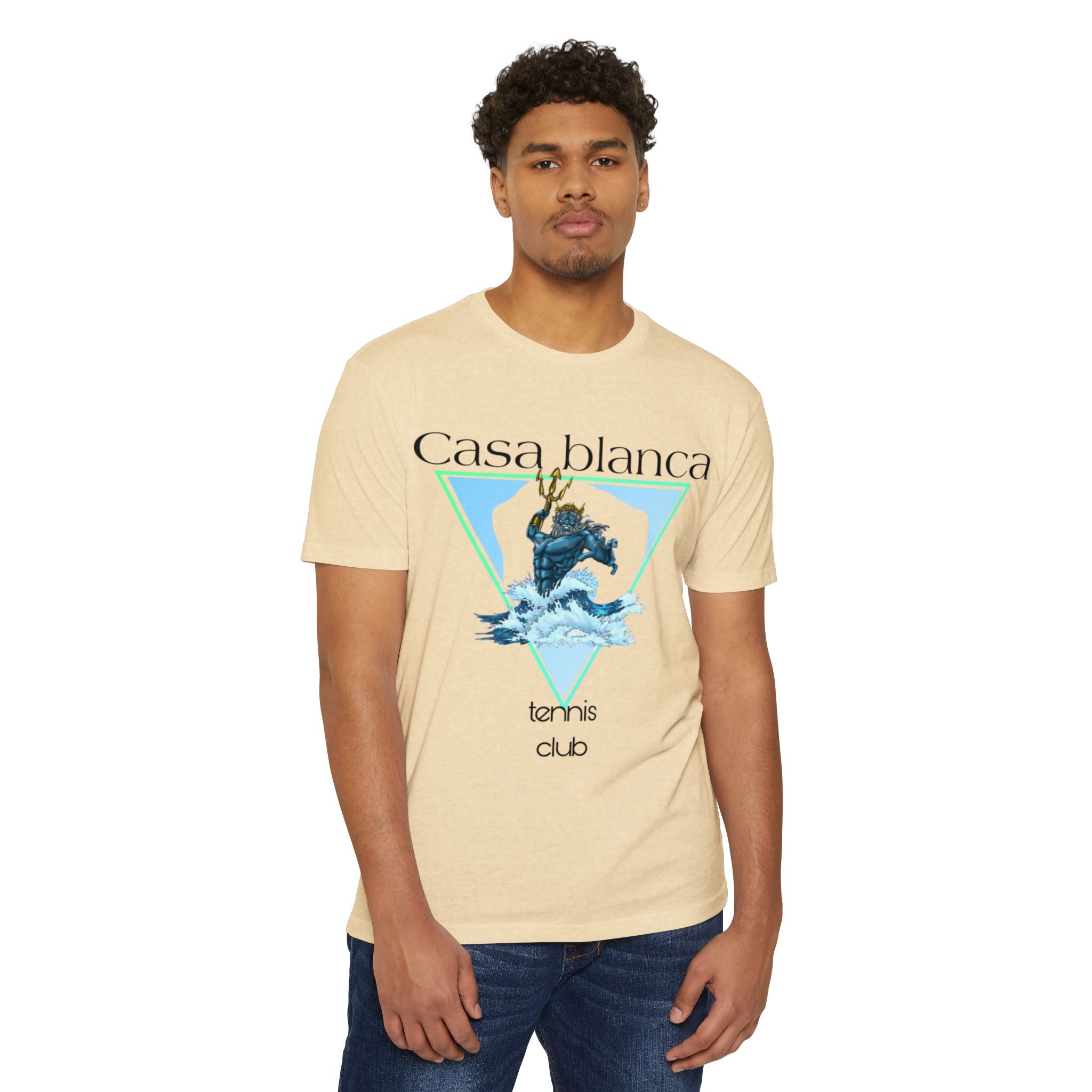 Casa Blanca Tennis Club Graphic T-Shirt | Vintage Style Tee, Casual Summer Wear, Gift for Tennis Lovers, Beach Day Essential
