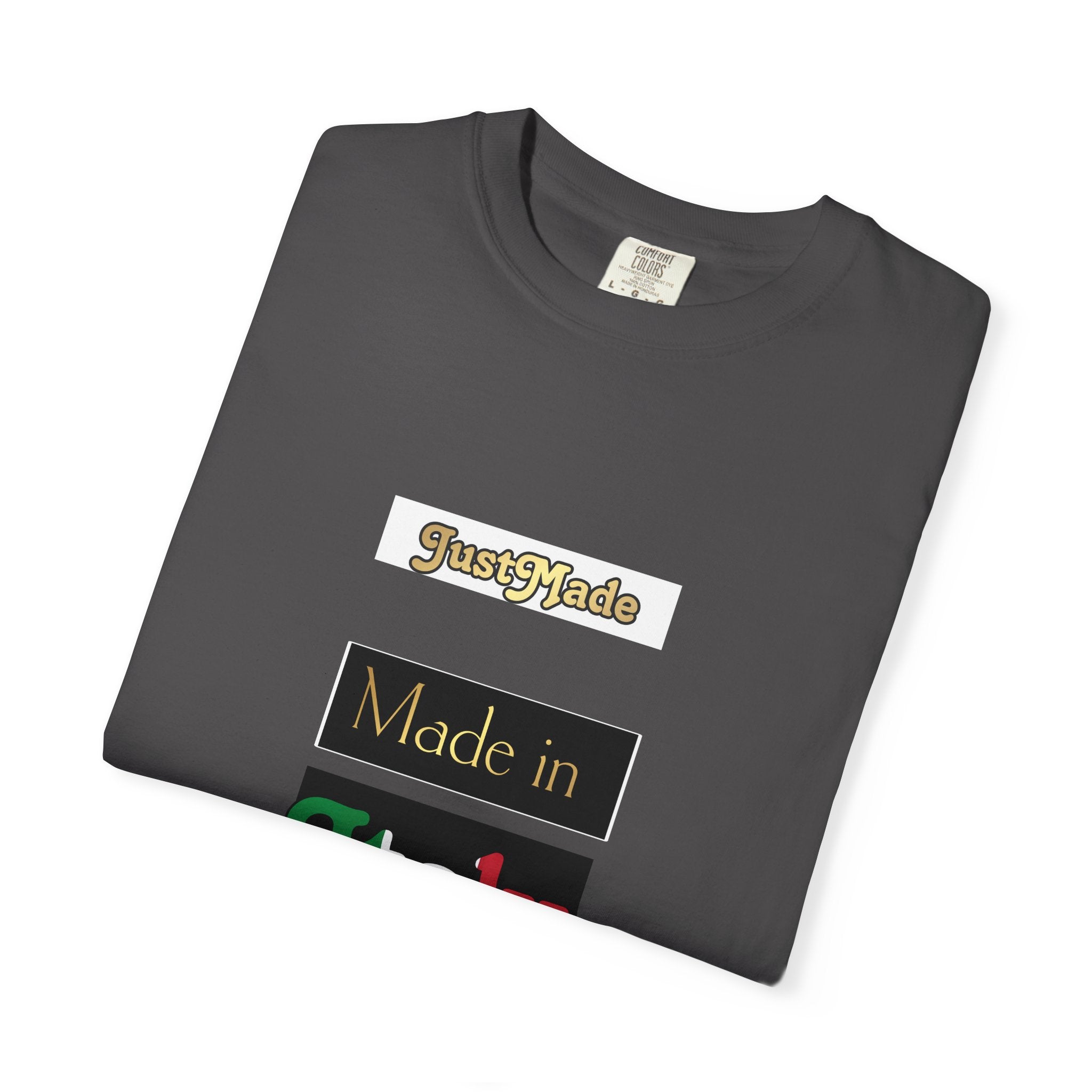 Italian-Inspired Unisex T-Shirt, Just Made Design, Perfect for Travel, Gifts, Casual Wear, Unique Fashion Statement