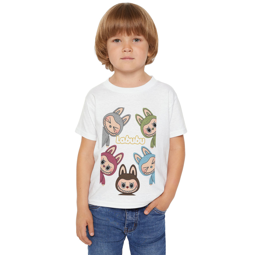 Cute Toddler T-shirt with Adorable Bunny Characters, Kids' Graphic Tee, Animal Print Shirt, Birthday Gift, Easter Outfit, Playful Apparel