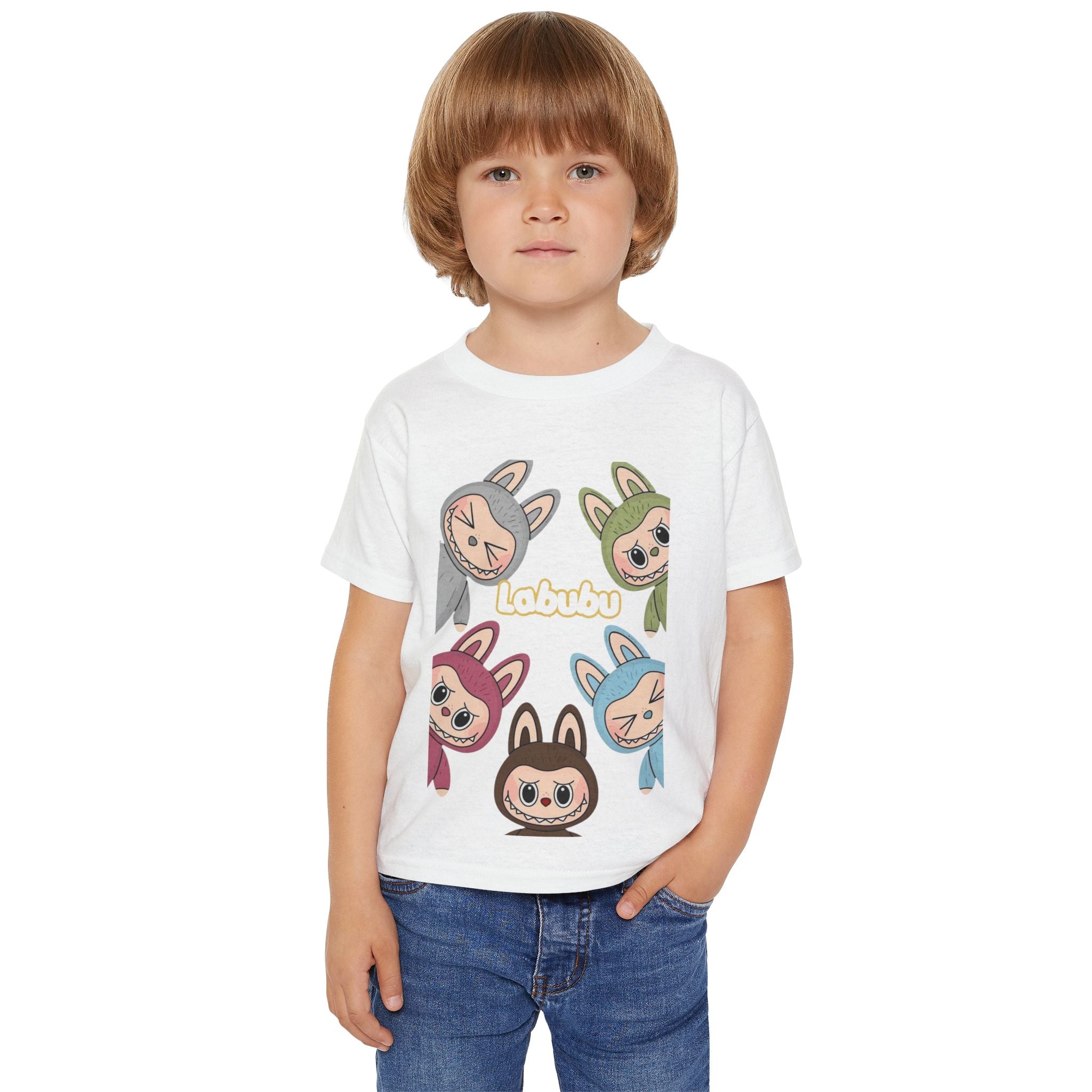 Cute Toddler T-shirt with Adorable Bunny Characters, Kids' Graphic Tee, Animal Print Shirt, Birthday Gift, Easter Outfit, Playful Apparel