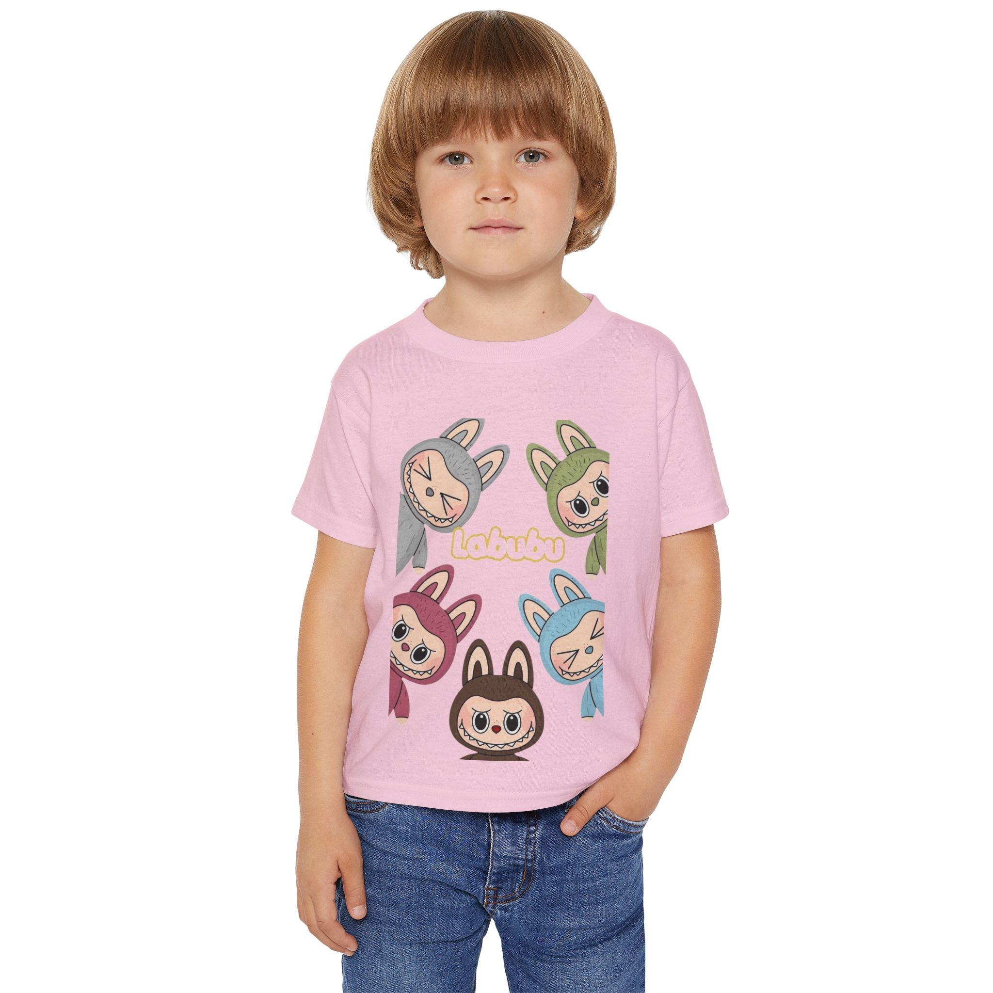 Cute Toddler T-shirt with Adorable Bunny Characters, Kids' Graphic Tee, Animal Print Shirt, Birthday Gift, Easter Outfit, Playful Apparel