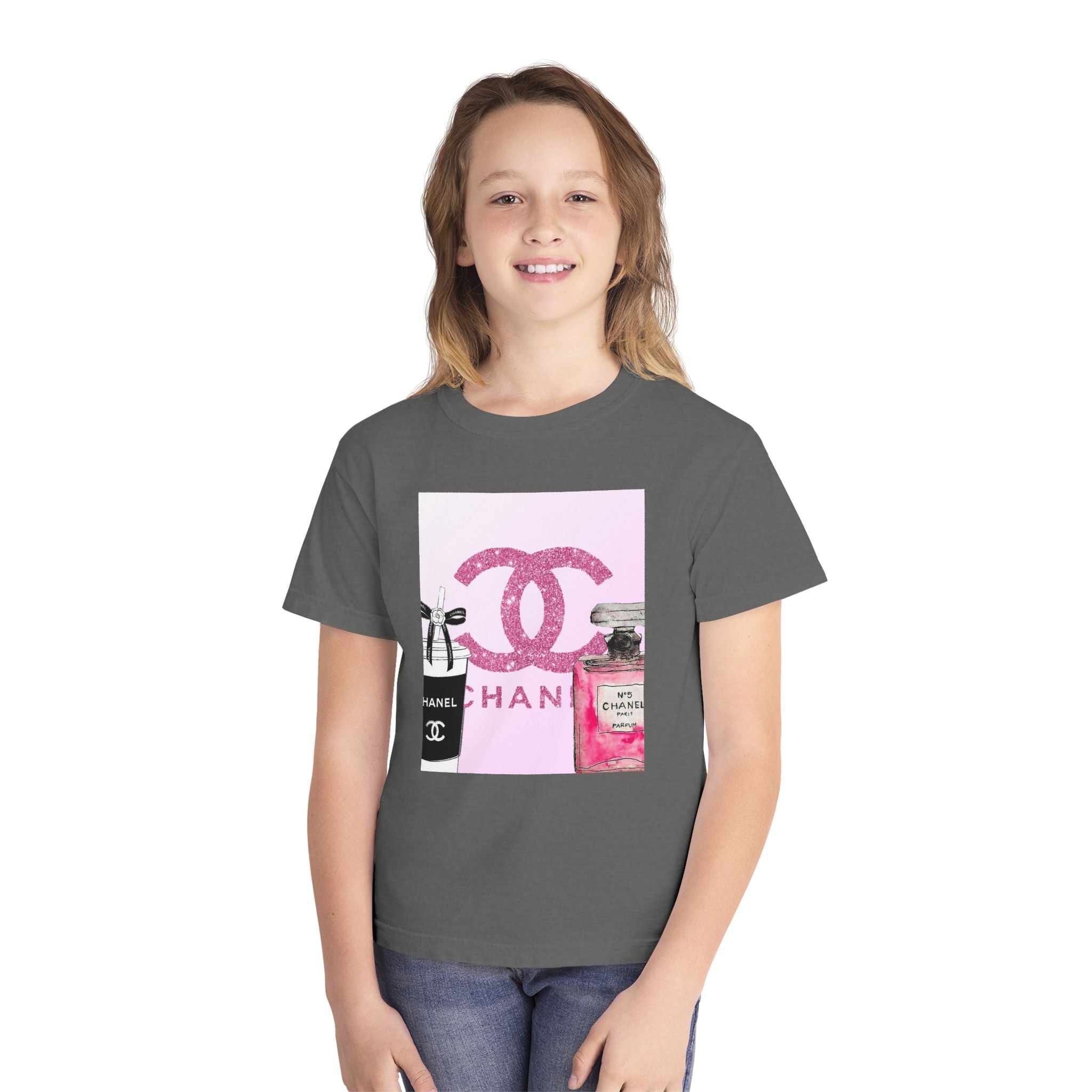 Chic Youth Midweight Tee, Stylish Kids Shirt, Fashion T-Shirt, Gift for Fashion Lovers, Trendy Youth Apparel, Birthday Outfit