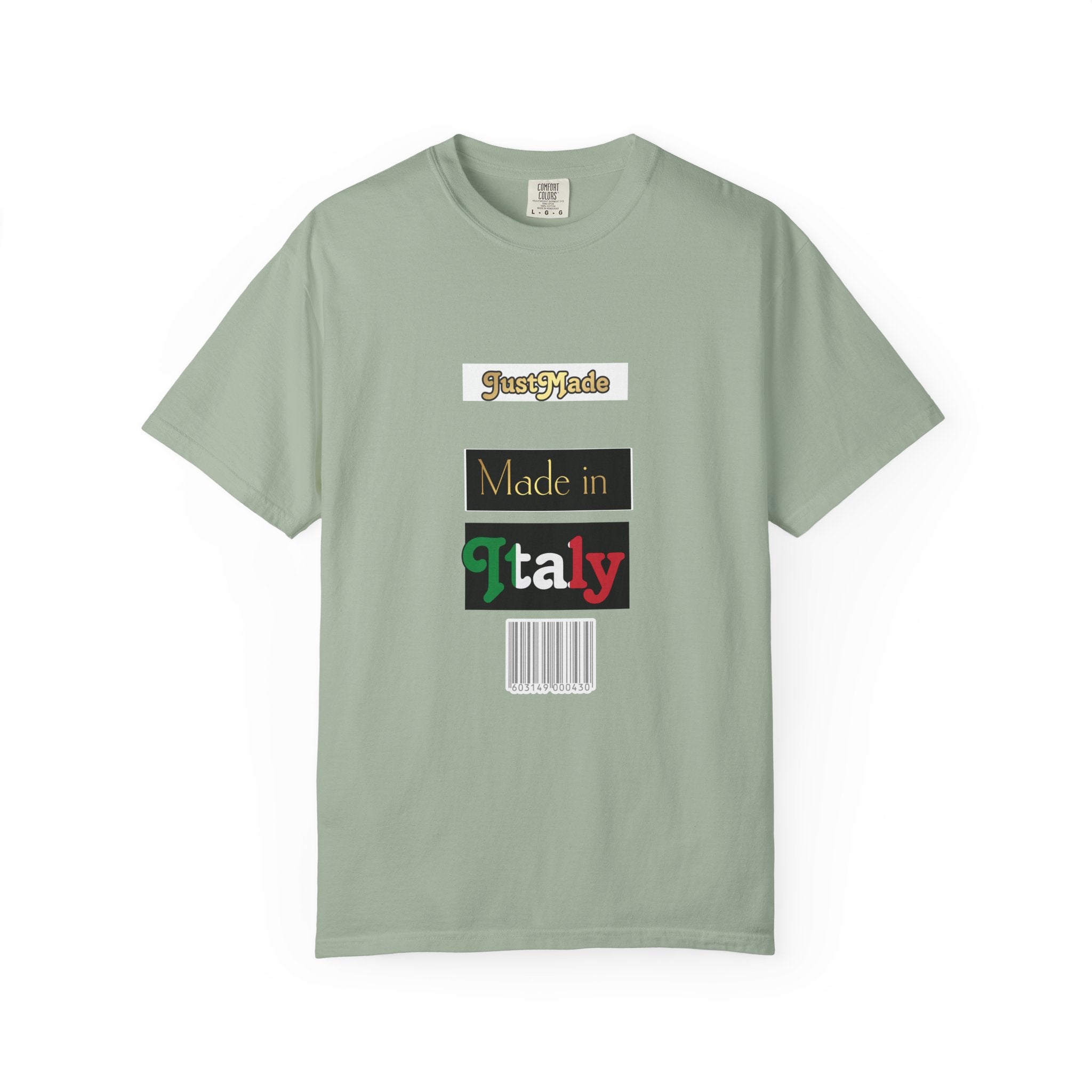Italian-Inspired Unisex T-Shirt, Just Made Design, Perfect for Travel, Gifts, Casual Wear, Unique Fashion Statement
