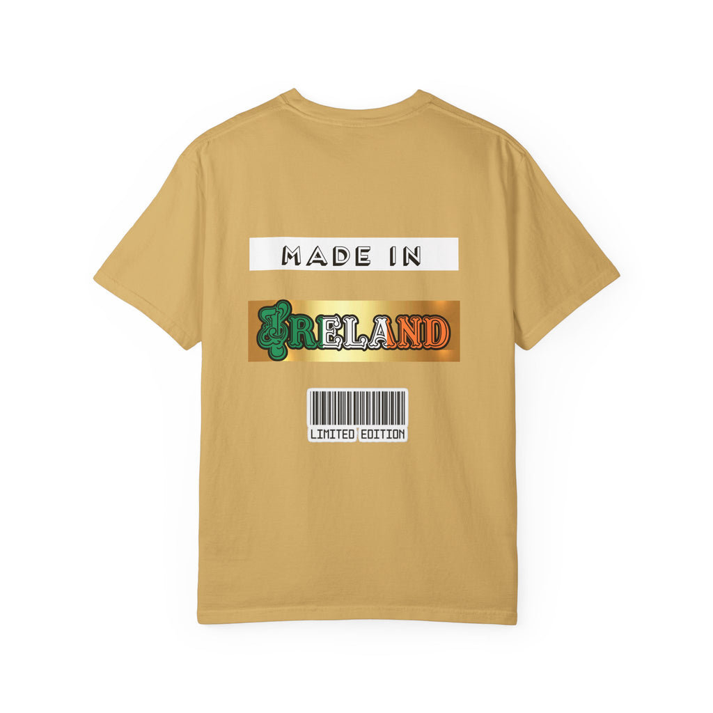 Made in Ireland Limited Edition T-Shirt, Unisex Garment-Dyed Tee for Travel Lovers, Gifts for St. Patrick's Day, Irish Pride Apparel