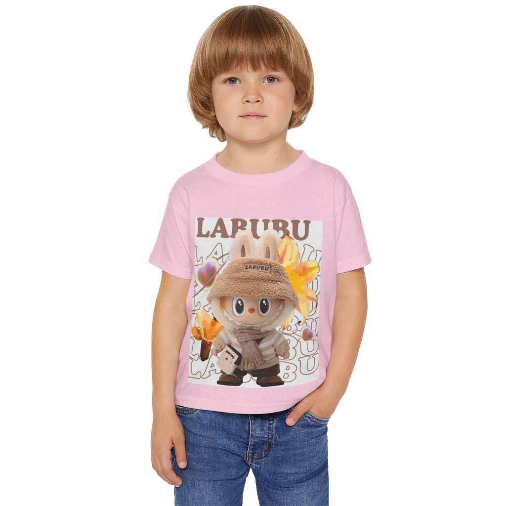 Cute Toddler T-Shirt with Lapubu Design, Fun Spring Apparel for Kids, Perfect Birthday Gift, Everyday Wear, Children's Fashion