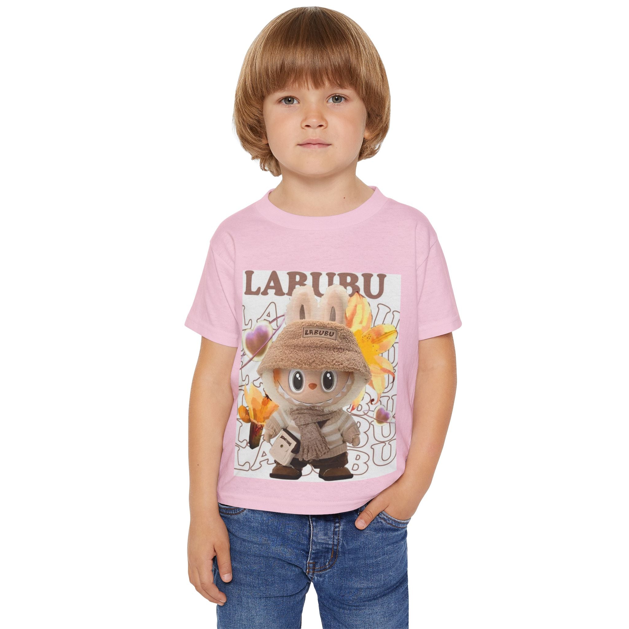 Cute Toddler T-Shirt with Lapubu Design, Fun Spring Apparel for Kids, Perfect Birthday Gift, Everyday Wear, Children's Fashion