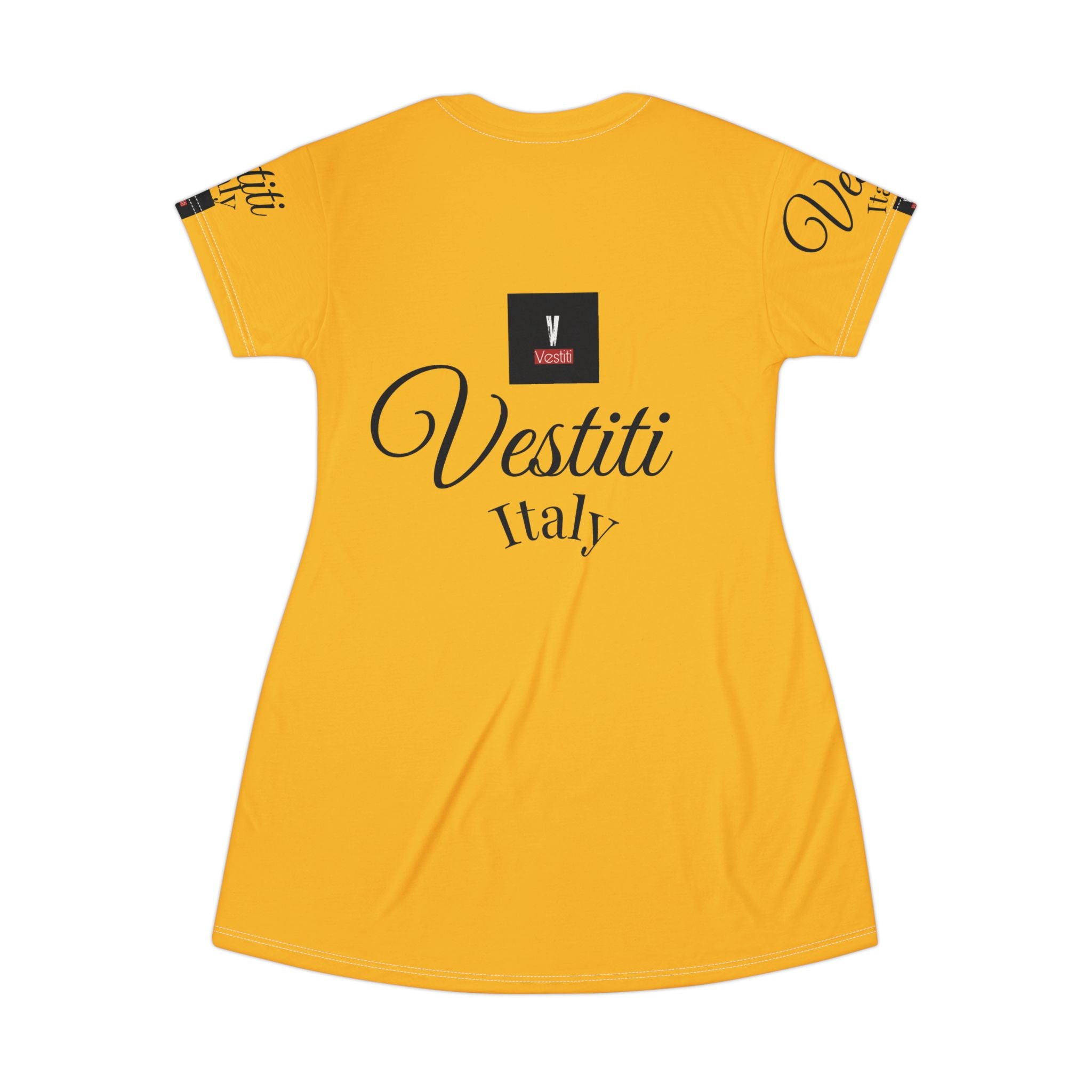 Chic Yellow T-Shirt Dress - Stylish Casual Wear, Summer Fashion, Vacation Outfit, Gift for Fashion Lovers, Trendy Casual Dress