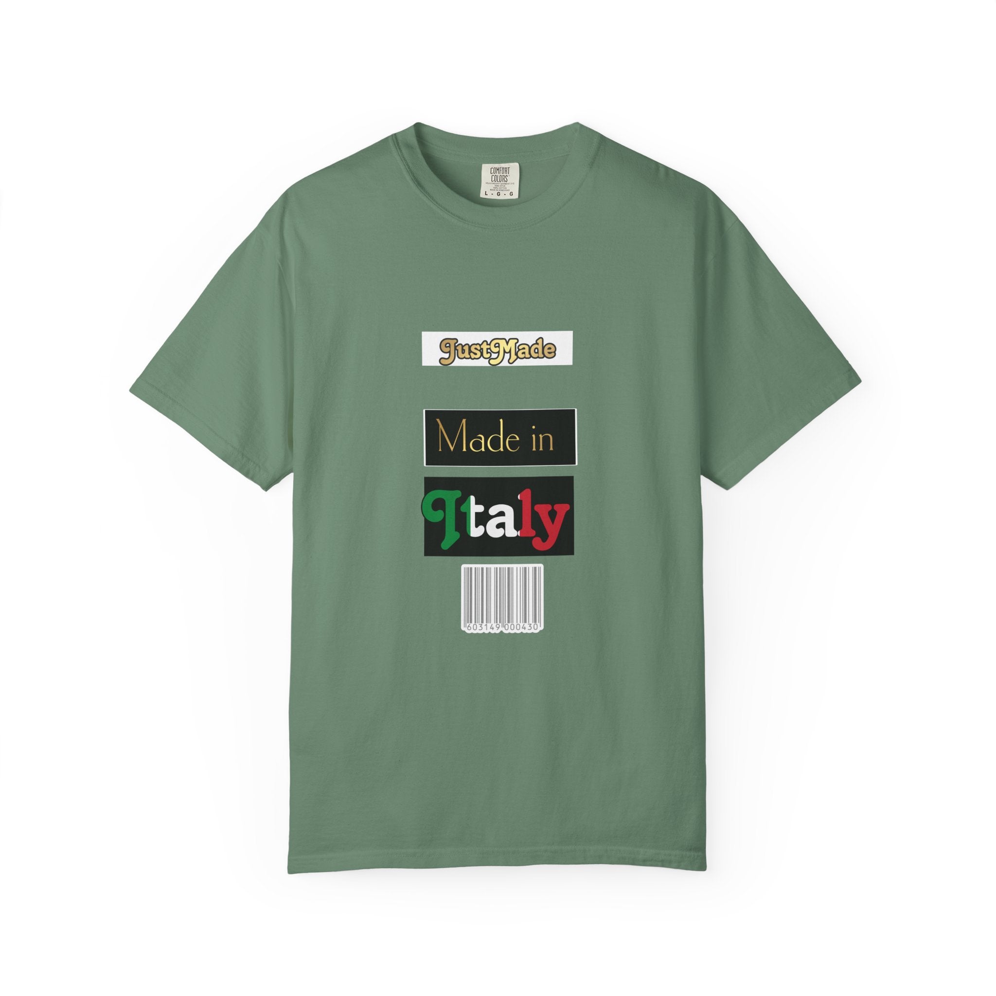Italian-Inspired Unisex T-Shirt, Just Made Design, Perfect for Travel, Gifts, Casual Wear, Unique Fashion Statement