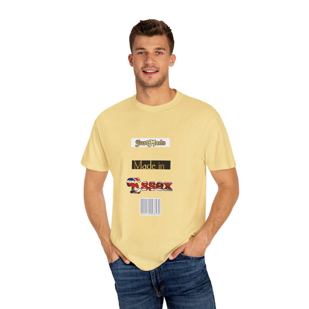 Garment-Dyed T-Shirt, Casual Style, Essex Pride, Unique Gift, Everyday Wear, Trendy Apparel, Comfortable Tee