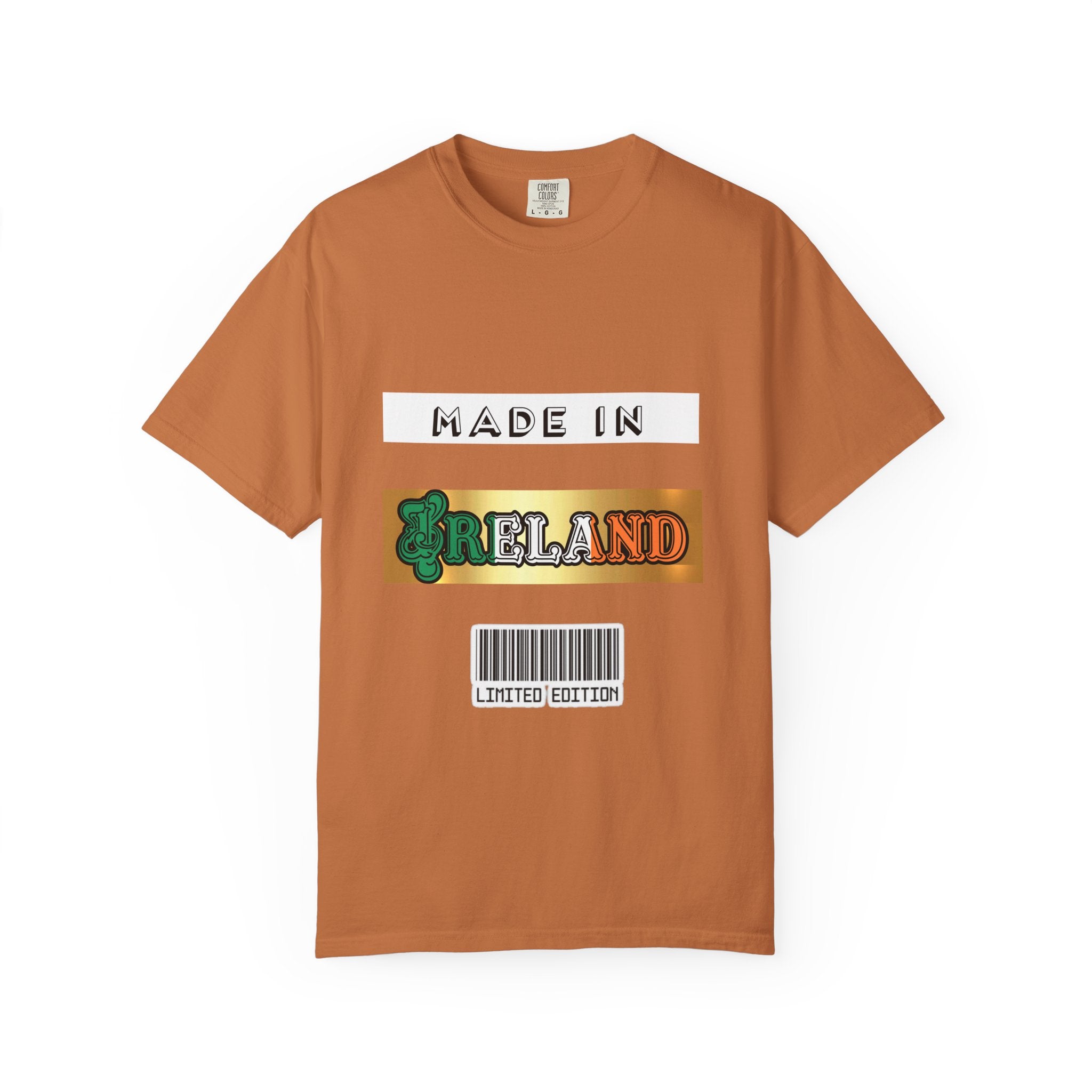 Made in Ireland Limited Edition T-Shirt, Unisex Garment-Dyed Tee for Travel Lovers, Gifts for St. Patrick's Day, Irish Pride Apparel