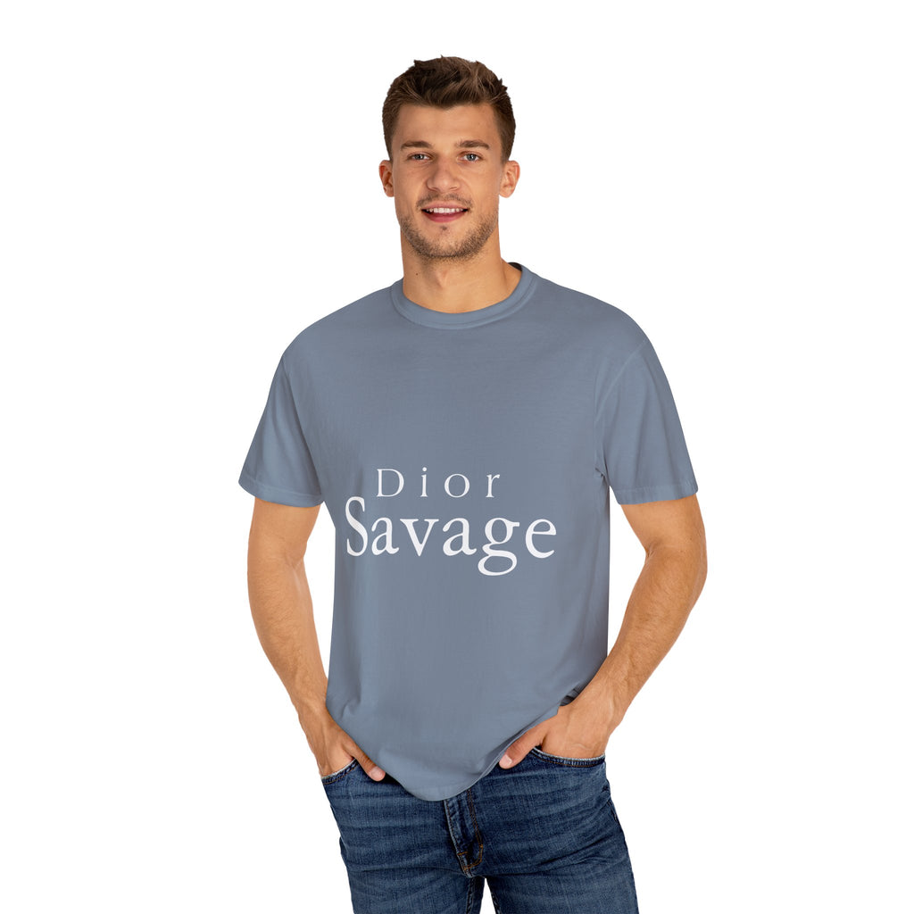 Savage Statement Unisex Garment-Dyed T-Shirt - Trendy Apparel, Casual Wear, Gift for Fashion Lovers, Everyday Style, Unique Design