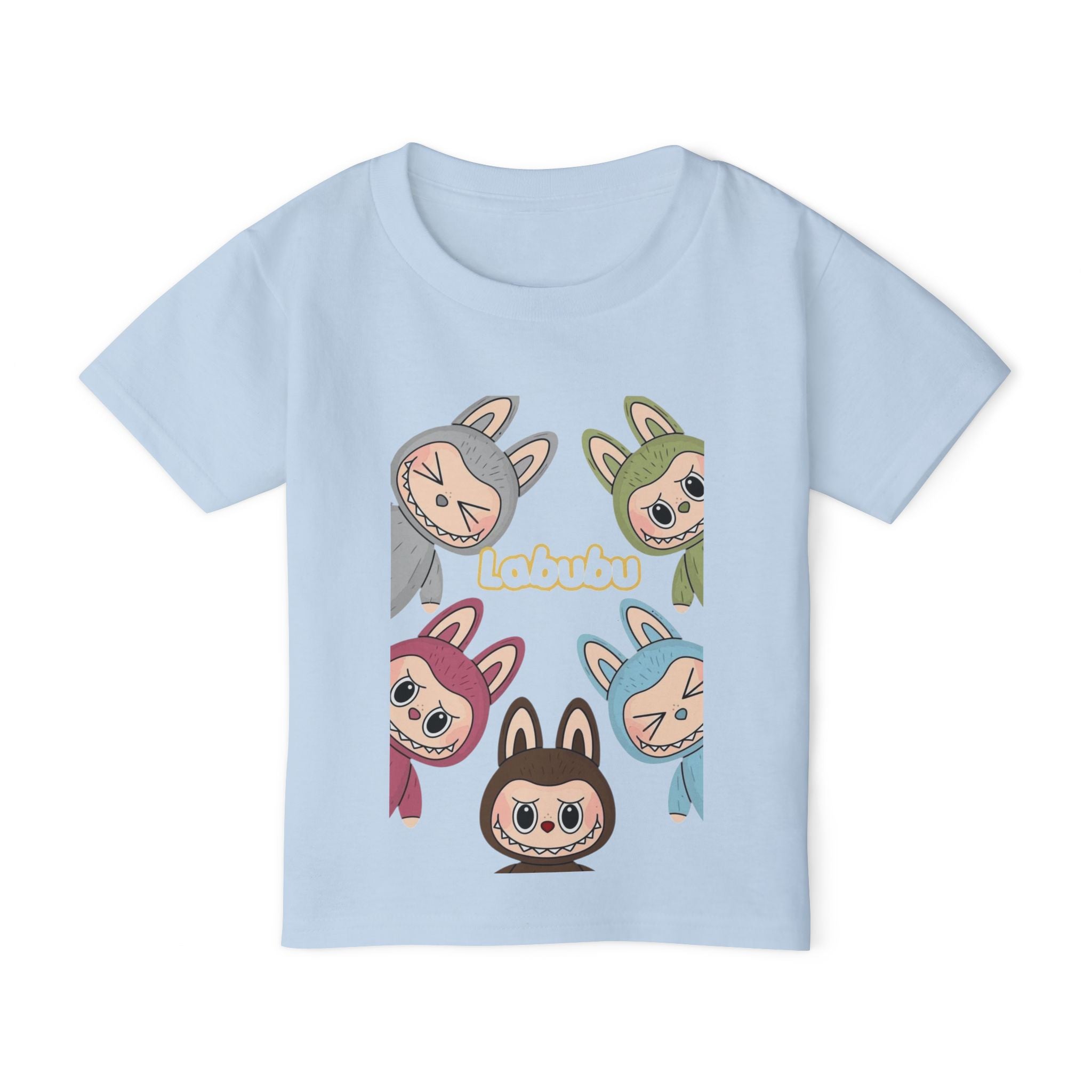 Cute Toddler T-shirt with Adorable Bunny Characters, Kids' Graphic Tee, Animal Print Shirt, Birthday Gift, Easter Outfit, Playful Apparel