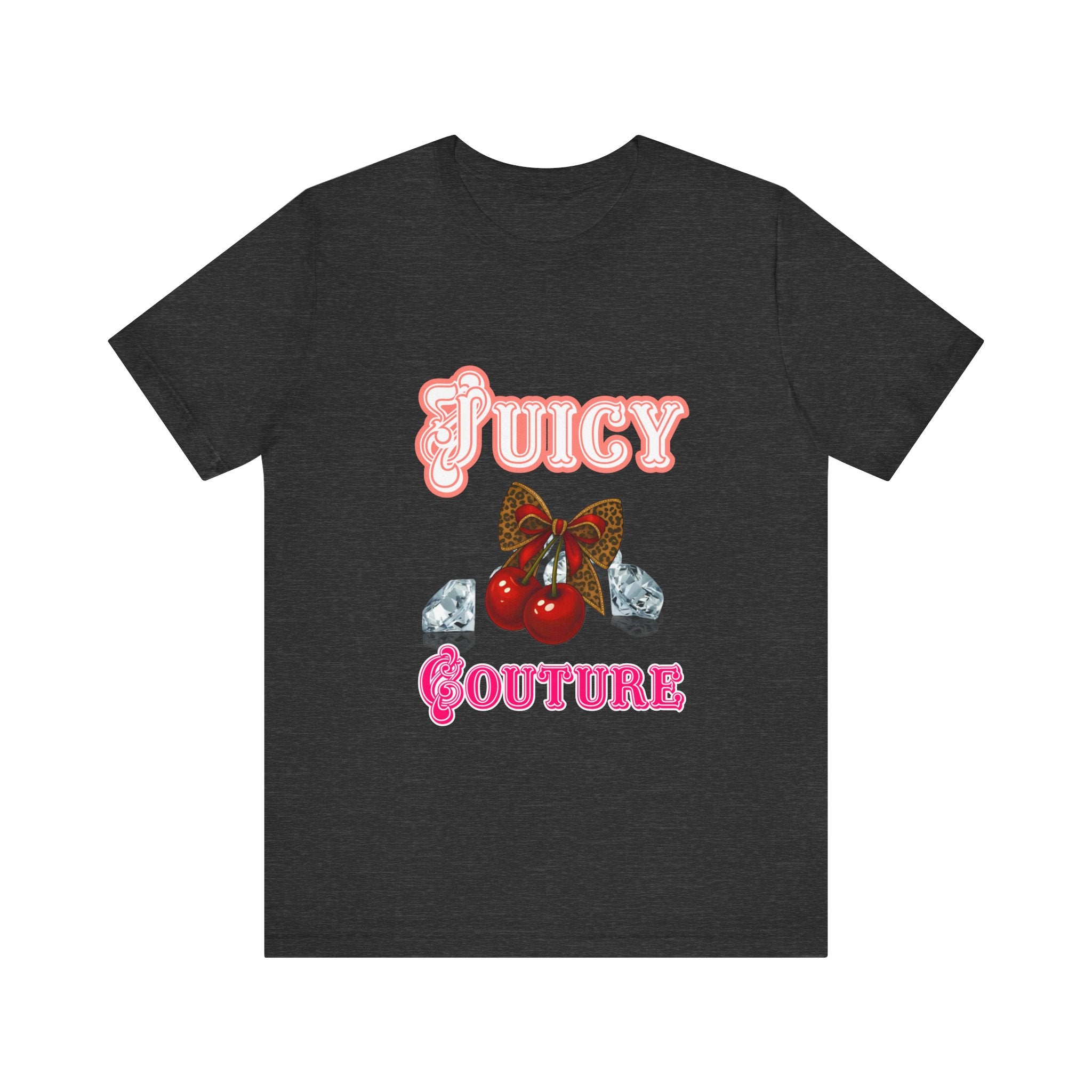 Juicy Couture Butterfly Tee, Trendy Graphic Tee, Fashionable Summer Shirt, Gift for Fashion Lovers, Casual Wear, Stylish Top