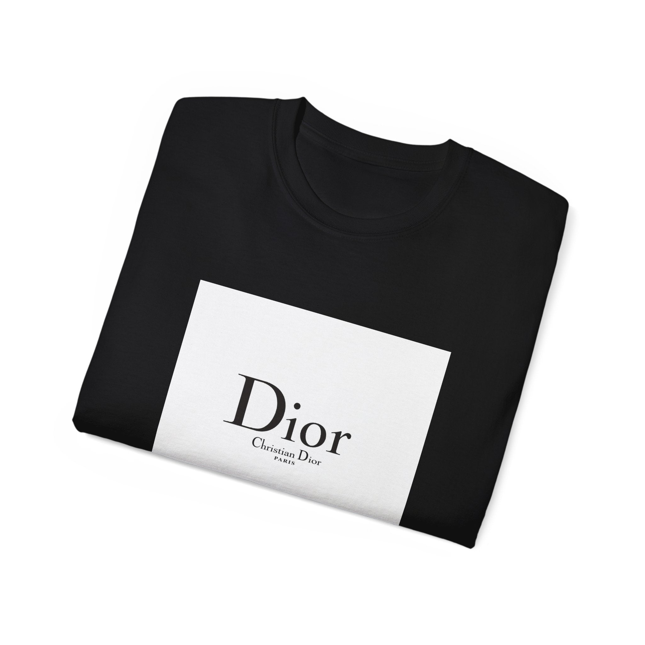 Chic Statement Tee - Dior Inspired Unisex Cotton T-Shirt, Everyday Casual Wear, Fashionable Gift, Stylish Layering Piece, Trendy Streetwear