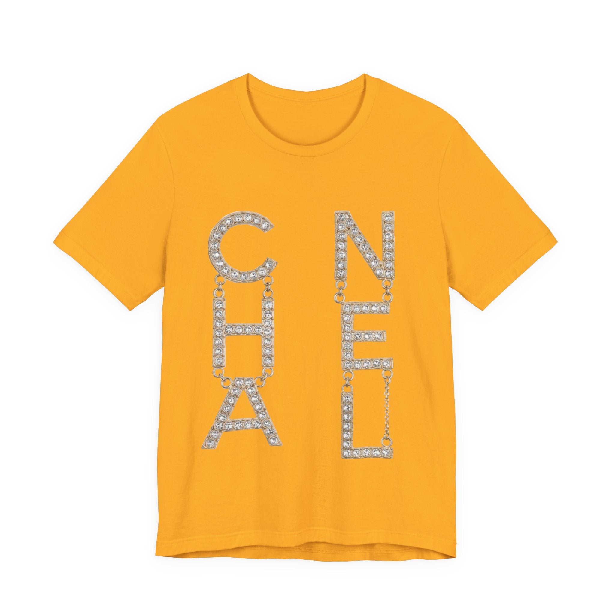 Chic Short Sleeve Tee with Designer-Inspired Text, Trendy Streetwear, Fashion Statement, Gift for Fashion Lovers, Casual Wear, [...]