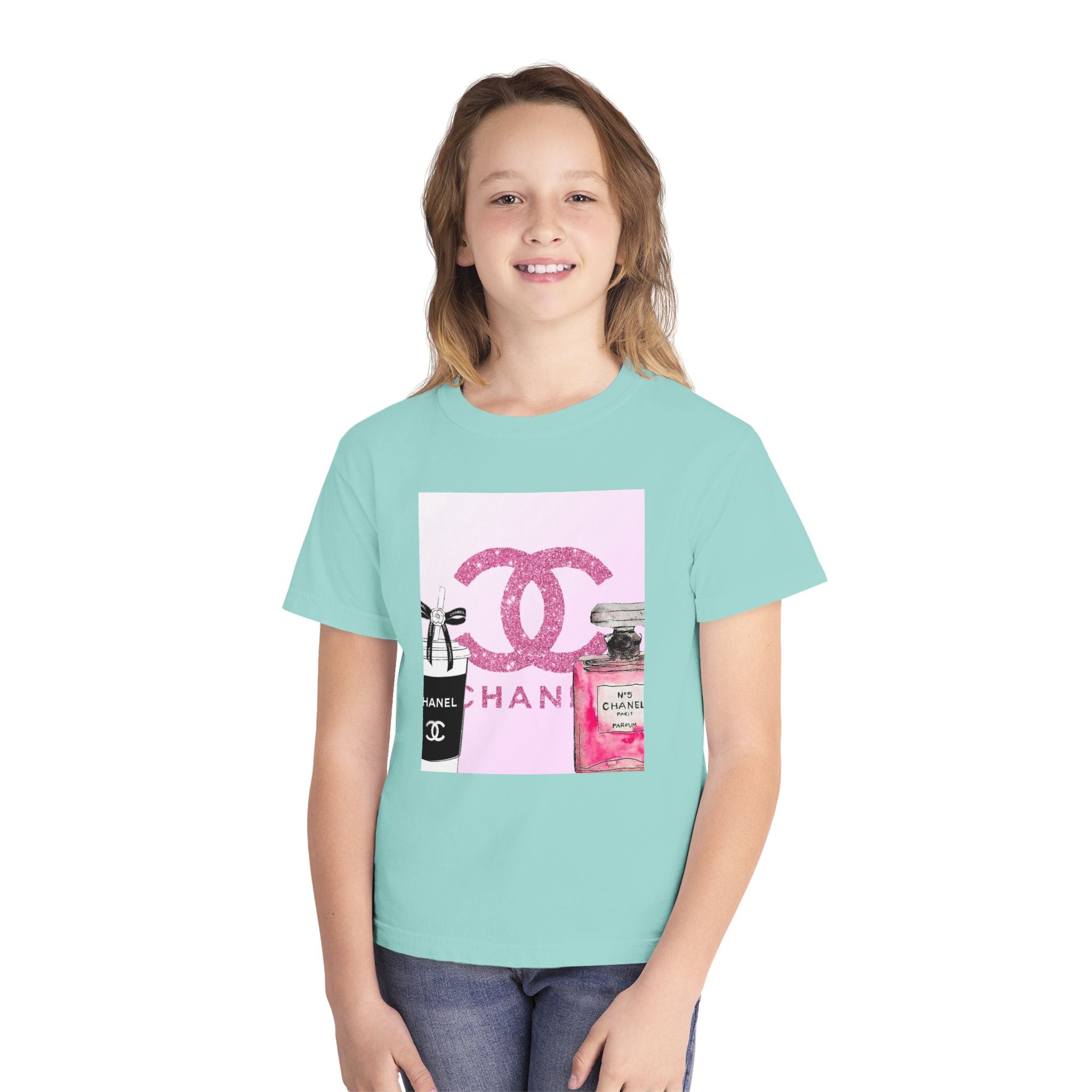 Chic Youth Midweight Tee, Stylish Kids Shirt, Fashion T-Shirt, Gift for Fashion Lovers, Trendy Youth Apparel, Birthday Outfit