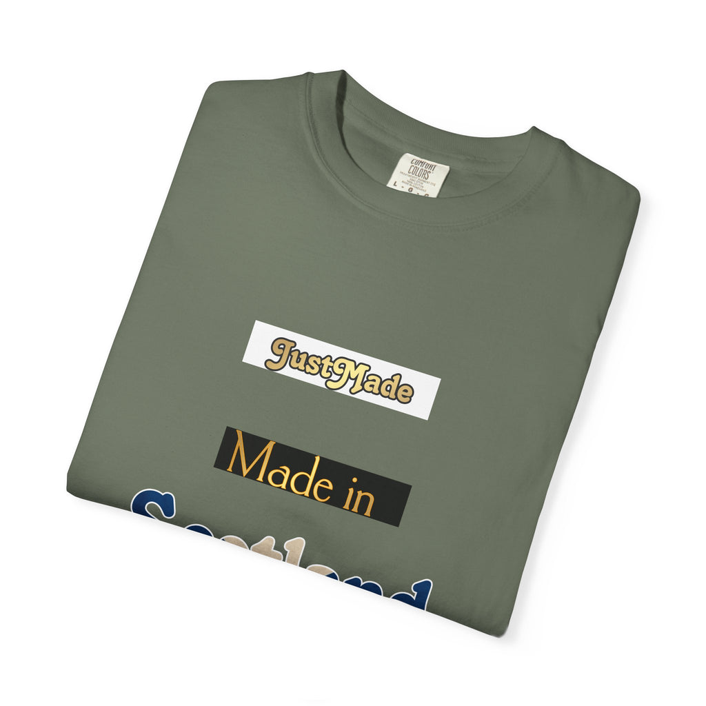 Scottish Vibes T-Shirt, Casual Tee, Gift for Travelers, Summer Fashion, Unisex Apparel, Made in Scotland Shirt