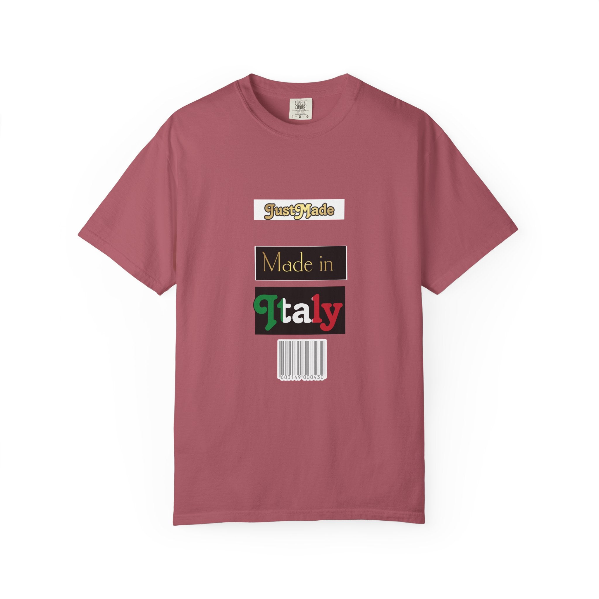 Italian-Inspired Unisex T-Shirt, Just Made Design, Perfect for Travel, Gifts, Casual Wear, Unique Fashion Statement