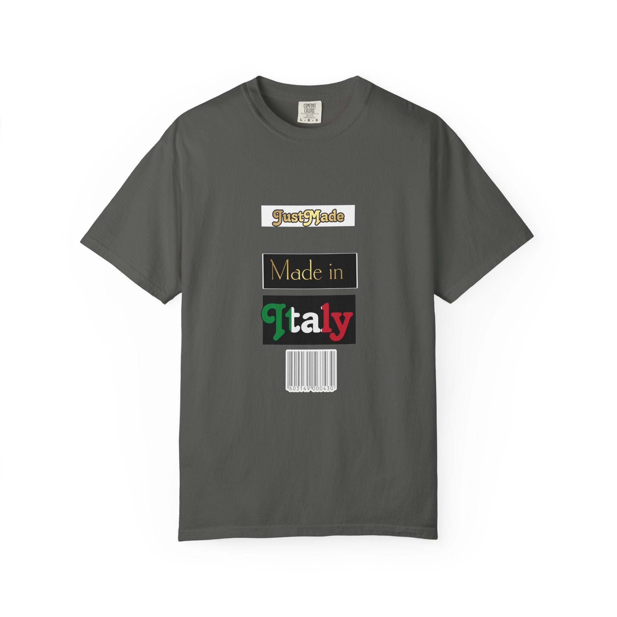 Italian-Inspired Unisex T-Shirt, Just Made Design, Perfect for Travel, Gifts, Casual Wear, Unique Fashion Statement