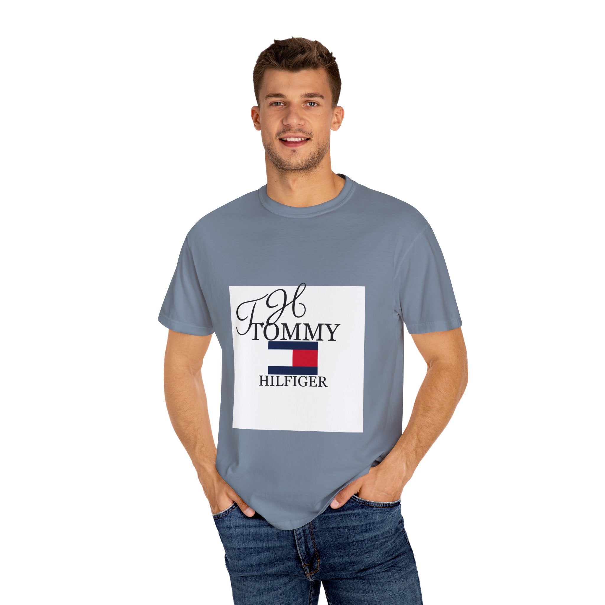 Fashionable Unisex Garment-Dyed T-shirt with Timeless Logo, Casual Wear, Street Style, Gift for Him/Her, Cool Summer Top, Trendy [...]