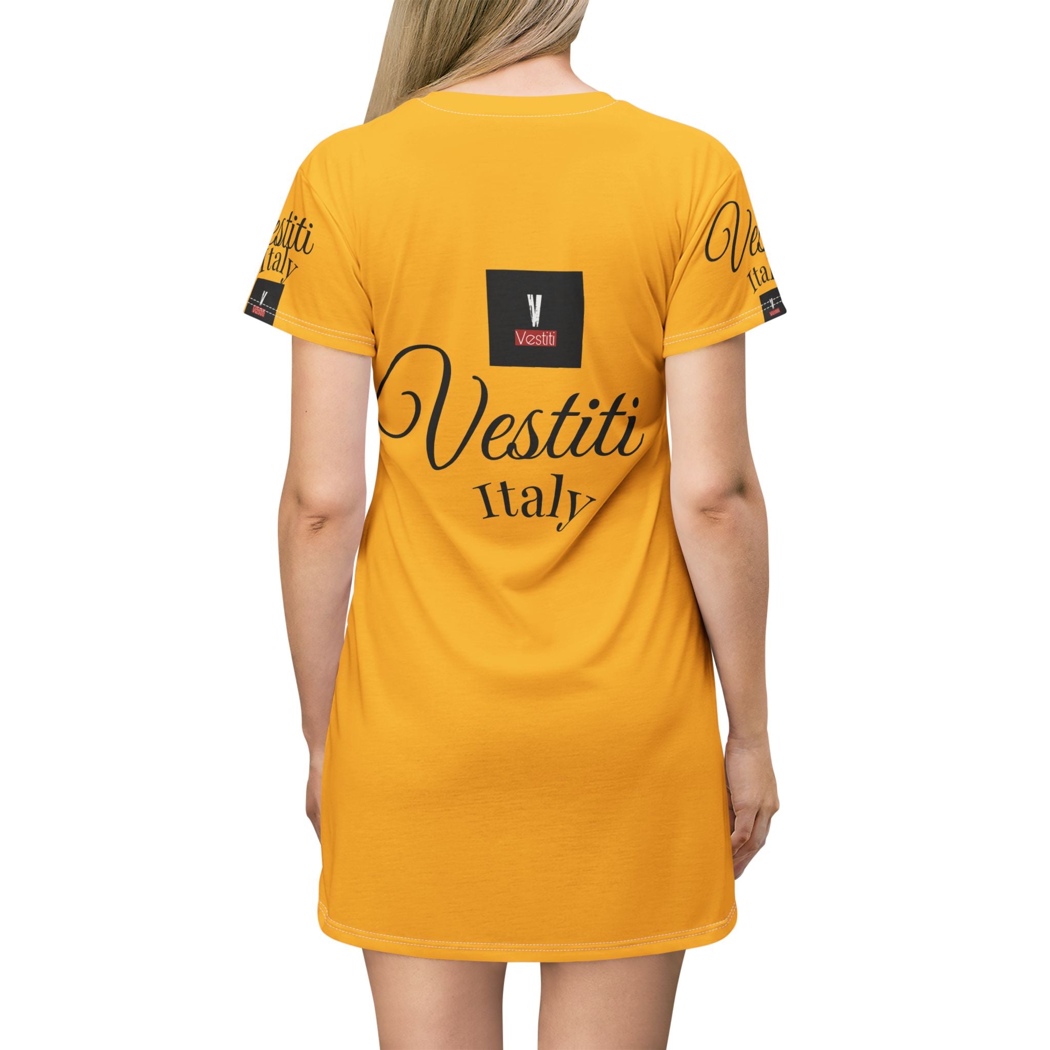 Chic Yellow T-Shirt Dress - Stylish Casual Wear, Summer Fashion, Vacation Outfit, Gift for Fashion Lovers, Trendy Casual Dress