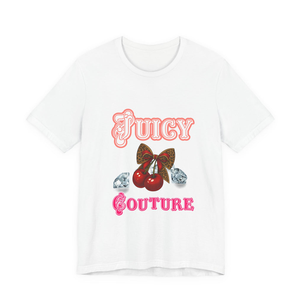 Juicy Couture Butterfly Tee, Trendy Graphic Tee, Fashionable Summer Shirt, Gift for Fashion Lovers, Casual Wear, Stylish Top