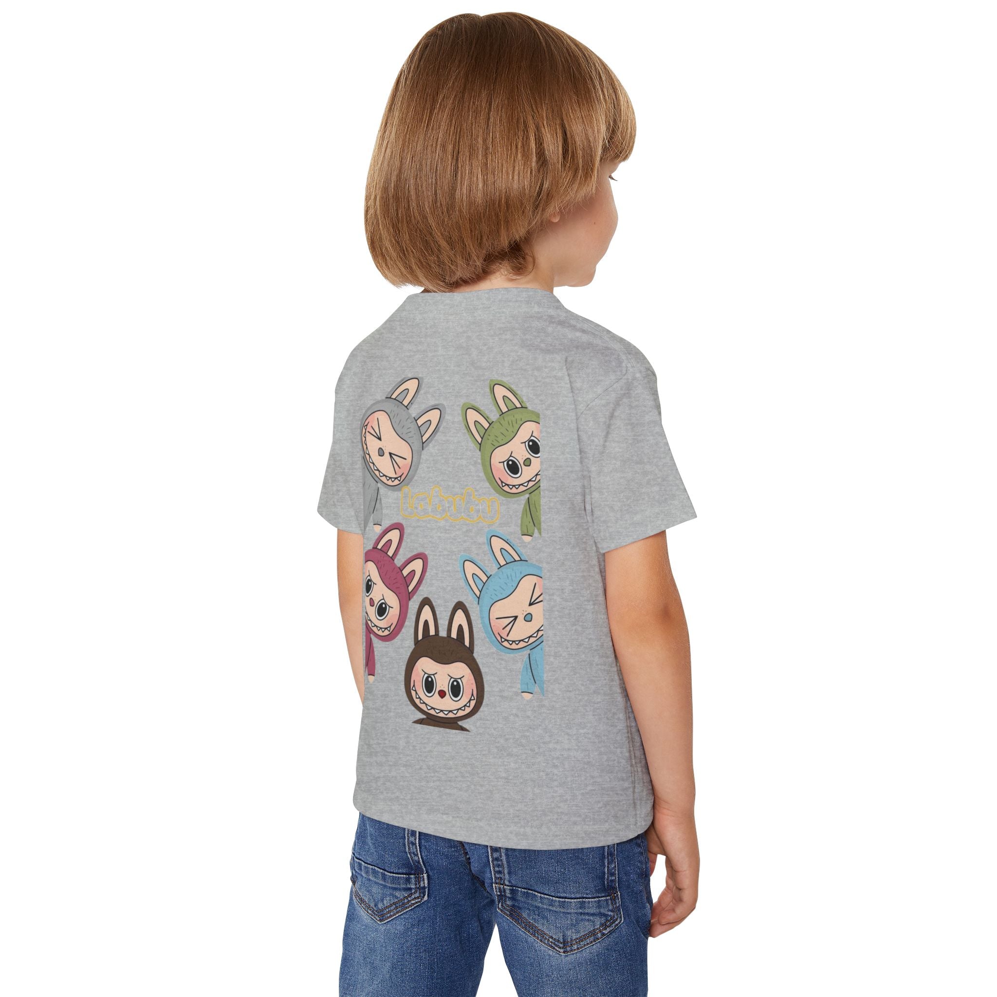 Cute Toddler T-shirt with Adorable Bunny Characters, Kids' Graphic Tee, Animal Print Shirt, Birthday Gift, Easter Outfit, Playful Apparel