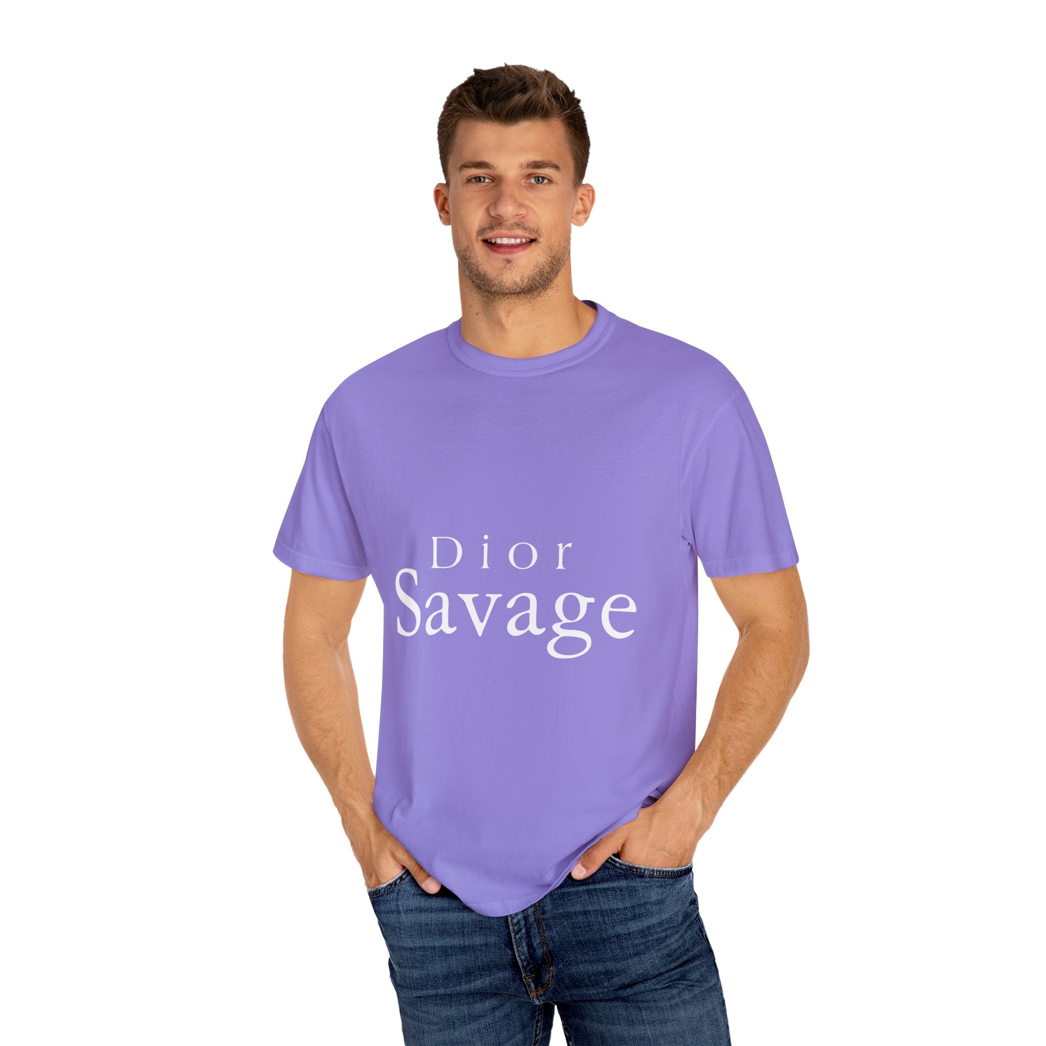 Savage Statement Unisex Garment-Dyed T-Shirt - Trendy Apparel, Casual Wear, Gift for Fashion Lovers, Everyday Style, Unique Design