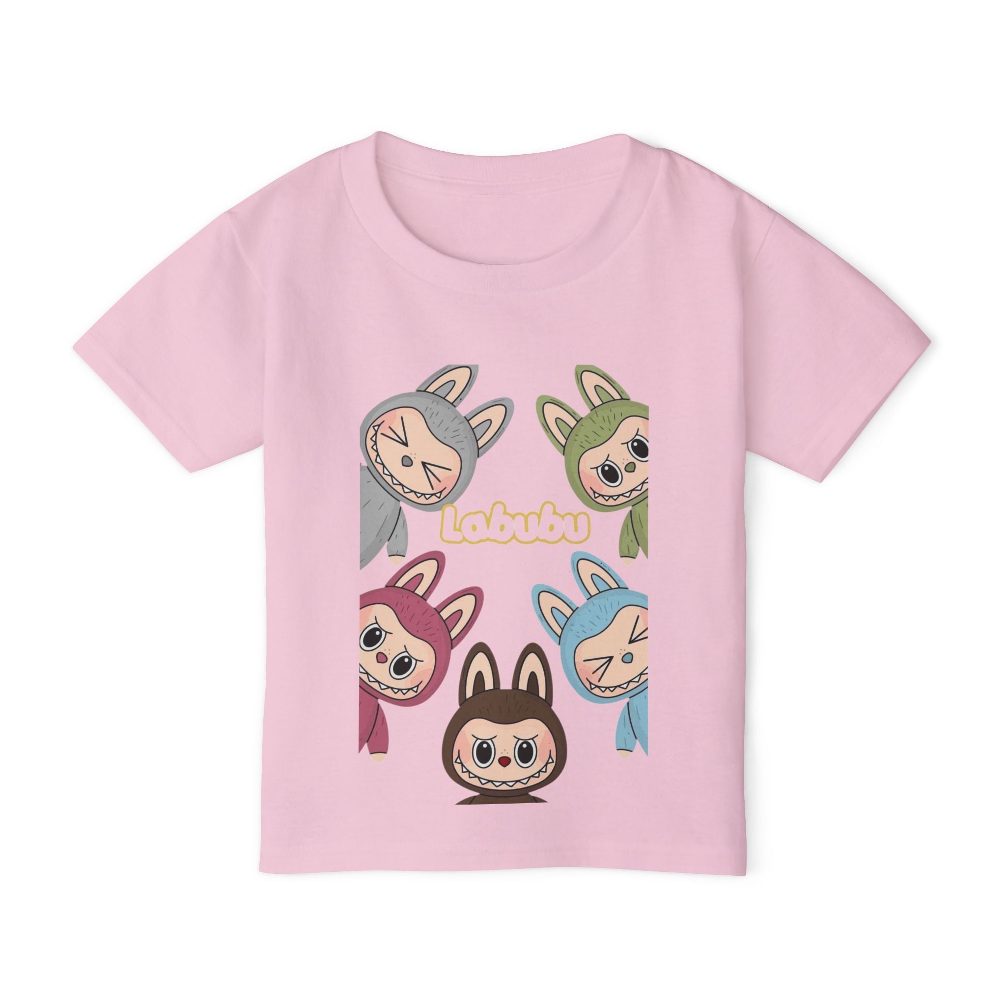 Cute Toddler T-shirt with Adorable Bunny Characters, Kids' Graphic Tee, Animal Print Shirt, Birthday Gift, Easter Outfit, Playful Apparel
