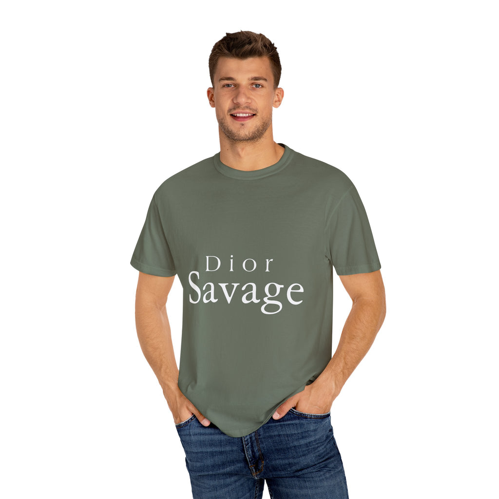 Savage Statement Unisex Garment-Dyed T-Shirt - Trendy Apparel, Casual Wear, Gift for Fashion Lovers, Everyday Style, Unique Design