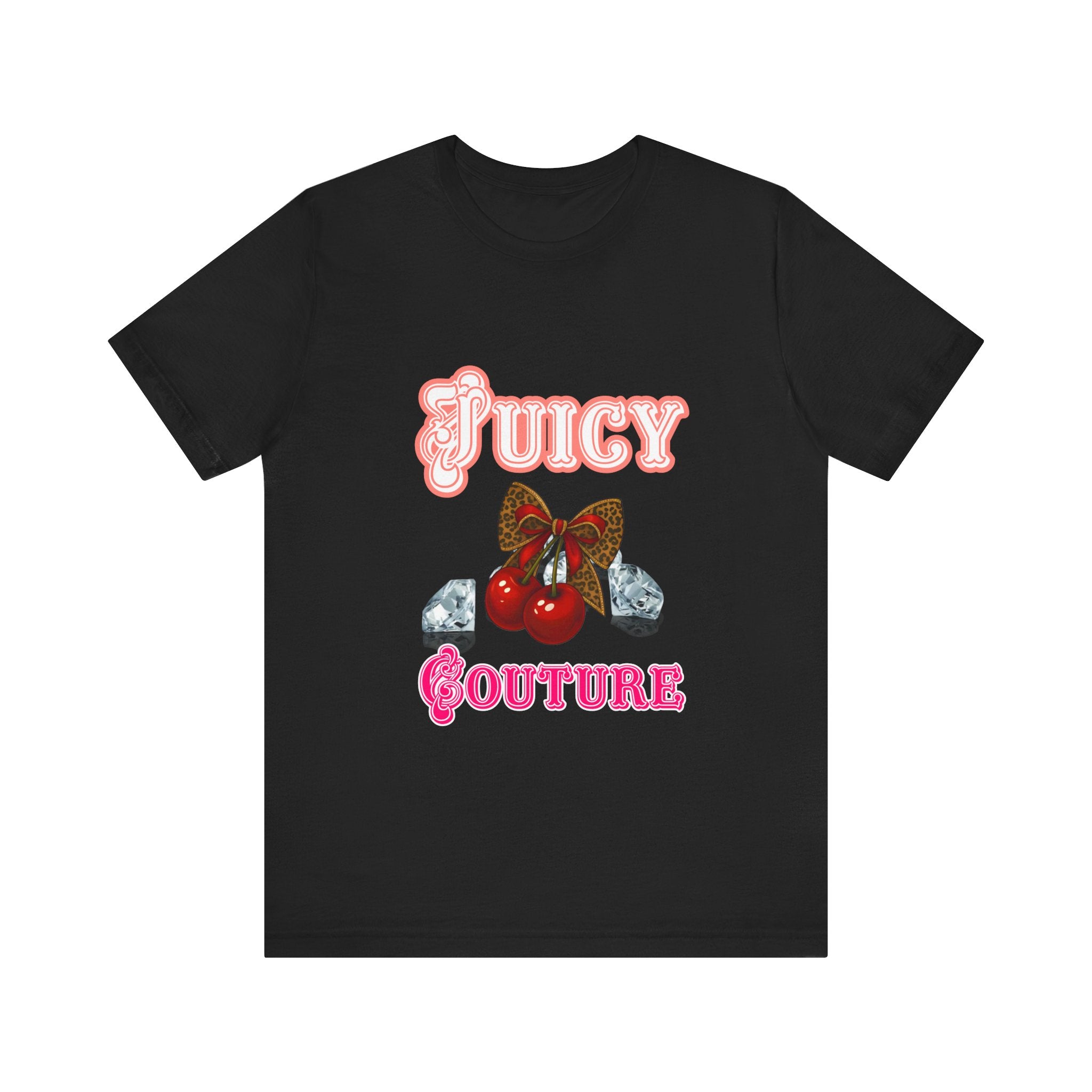 Juicy Couture Butterfly Tee, Trendy Graphic Tee, Fashionable Summer Shirt, Gift for Fashion Lovers, Casual Wear, Stylish Top