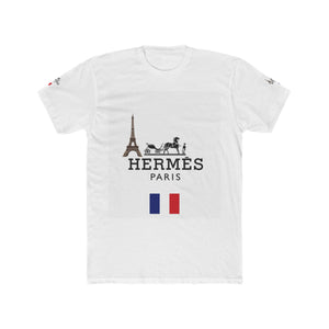 Parisian Style Cotton Crew Tee, Fashion Shirt, Travel Tee, French Style Gift, Casual Wear, Unisex Tee