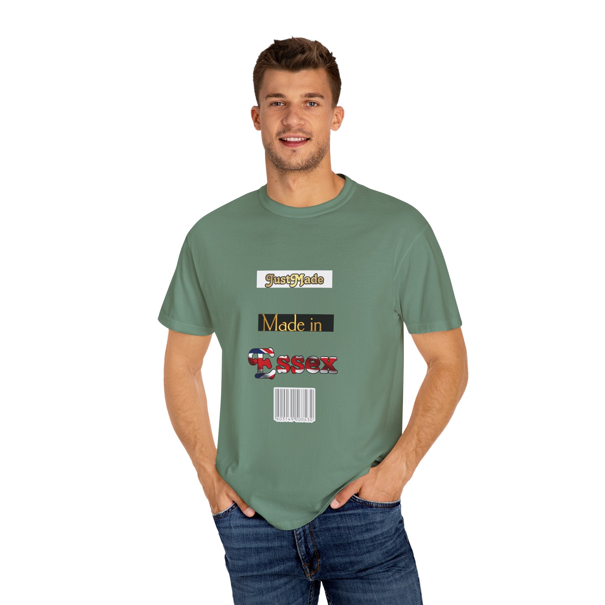 Garment-Dyed T-Shirt, Casual Style, Essex Pride, Unique Gift, Everyday Wear, Trendy Apparel, Comfortable Tee