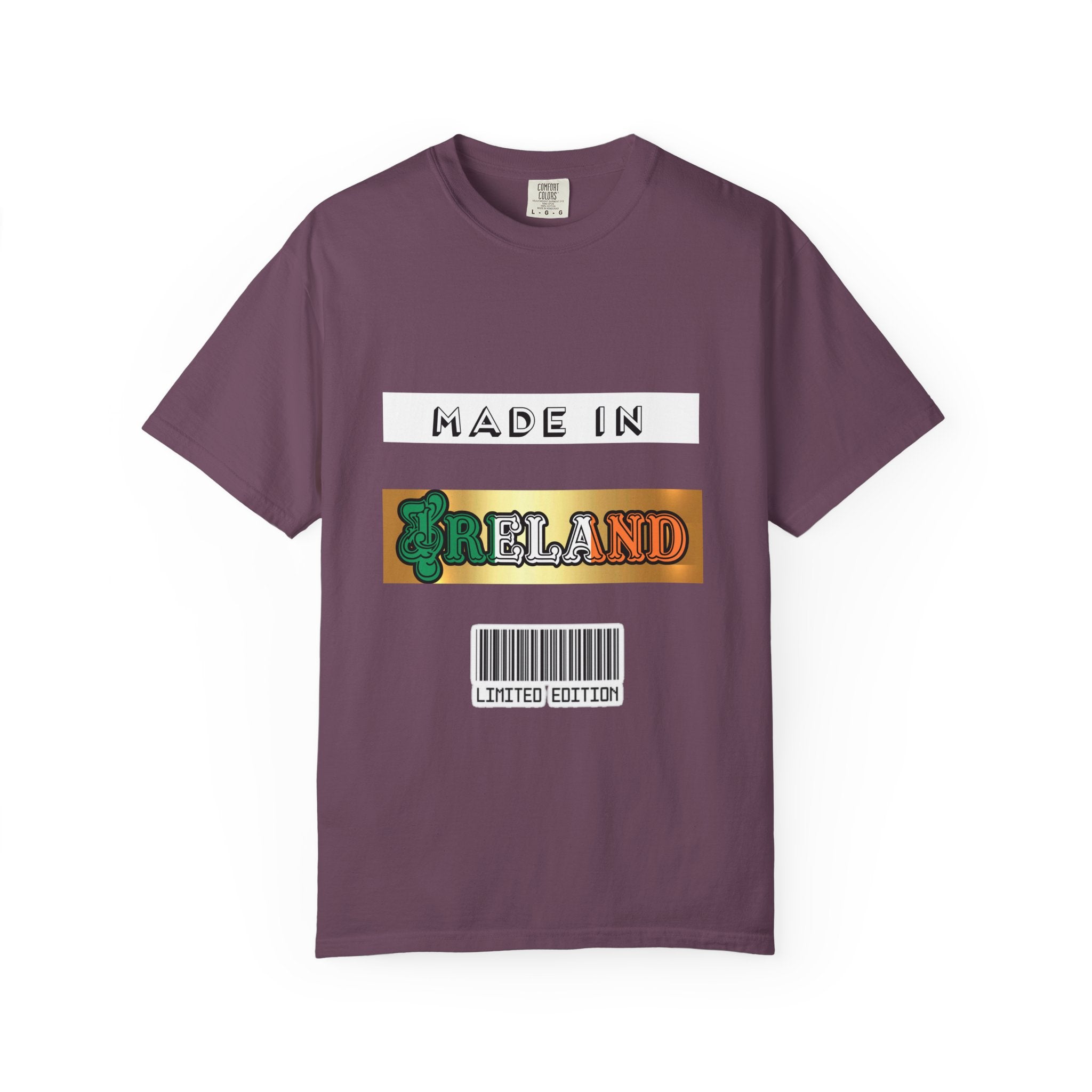 Made in Ireland Limited Edition T-Shirt, Unisex Garment-Dyed Tee for Travel Lovers, Gifts for St. Patrick's Day, Irish Pride Apparel