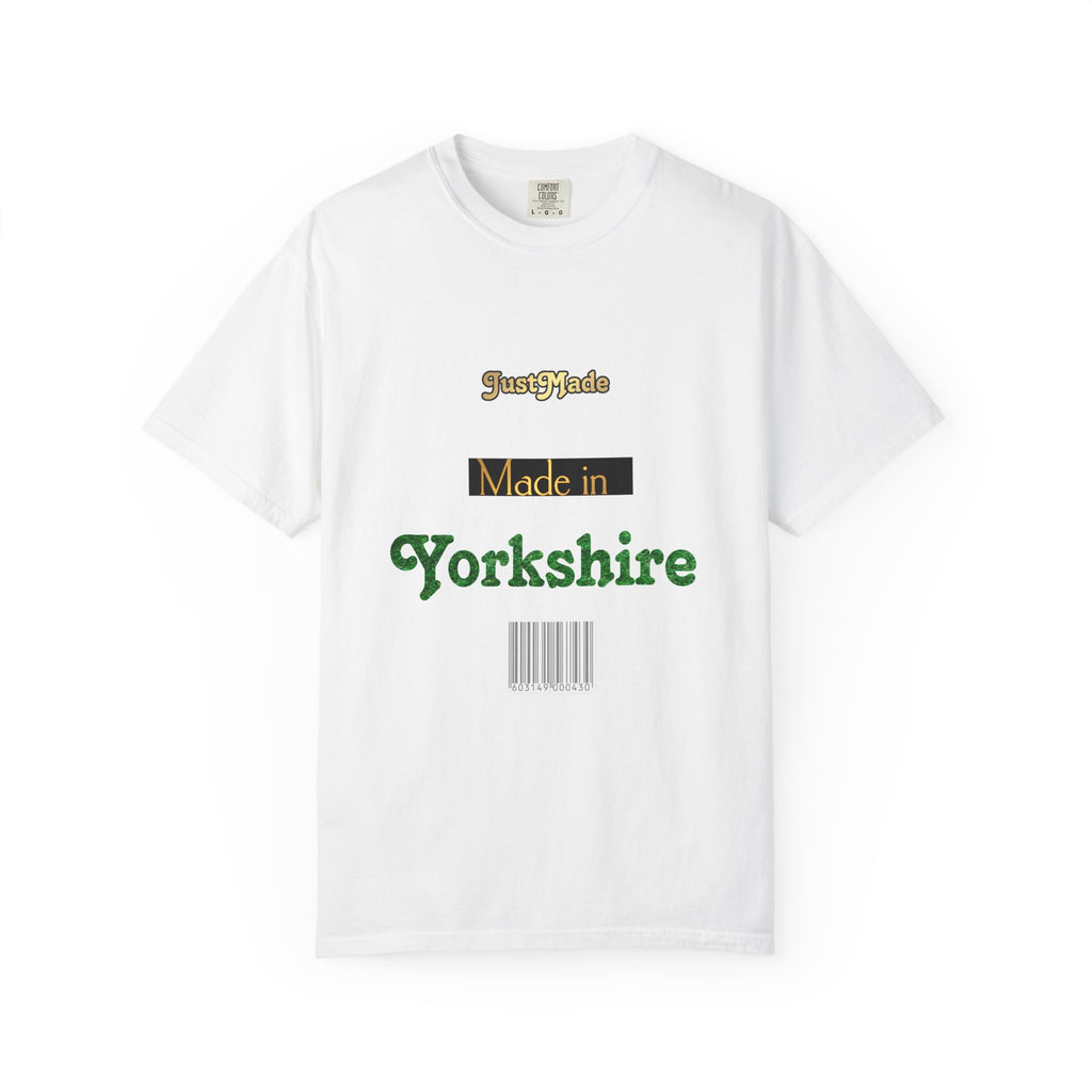 Yorkshire Made Unisex T-Shirt, Casual Wear, Gift for Him or Her, Unique Design, Summer Outing, Travel Tee