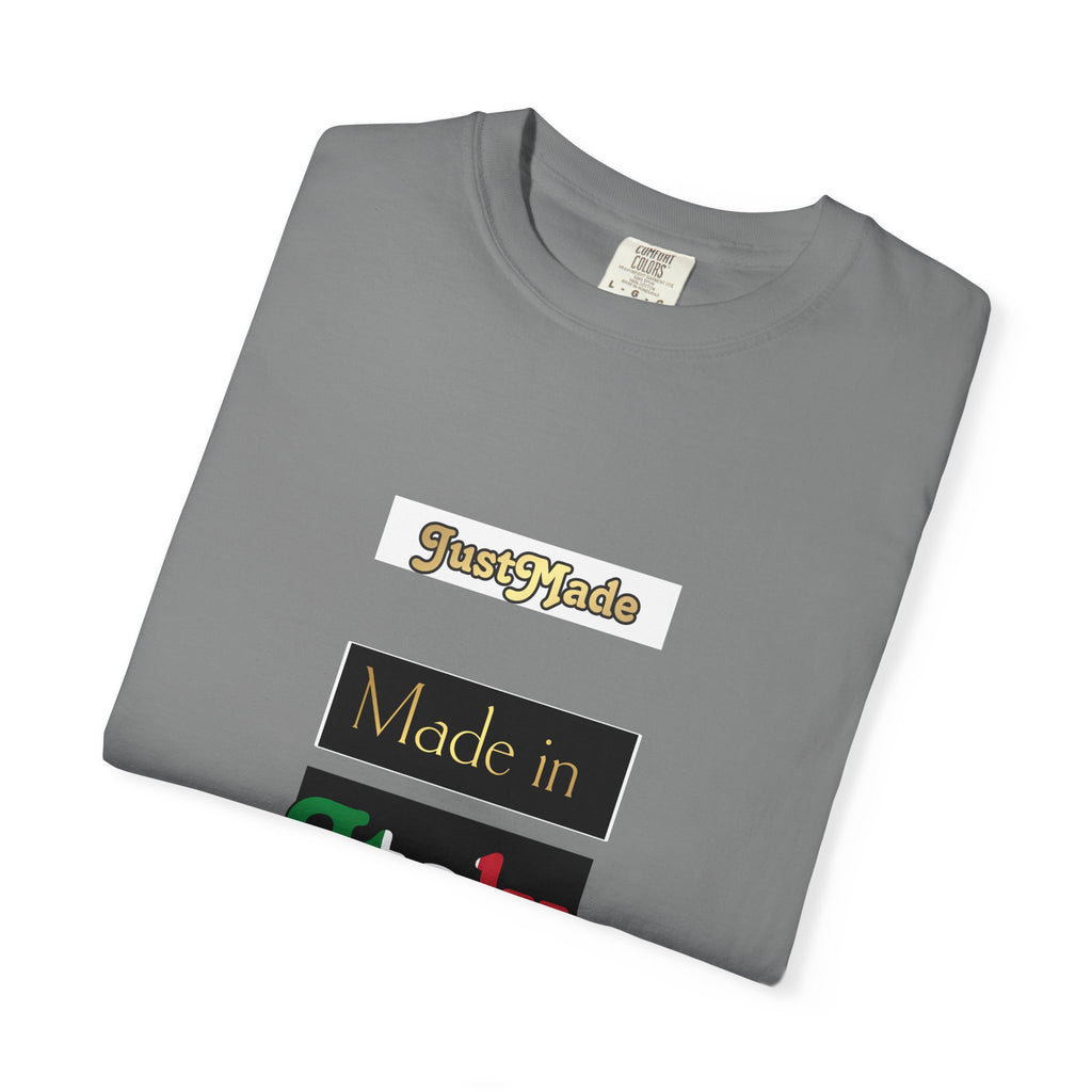 Italian-Inspired Unisex T-Shirt, Just Made Design, Perfect for Travel, Gifts, Casual Wear, Unique Fashion Statement