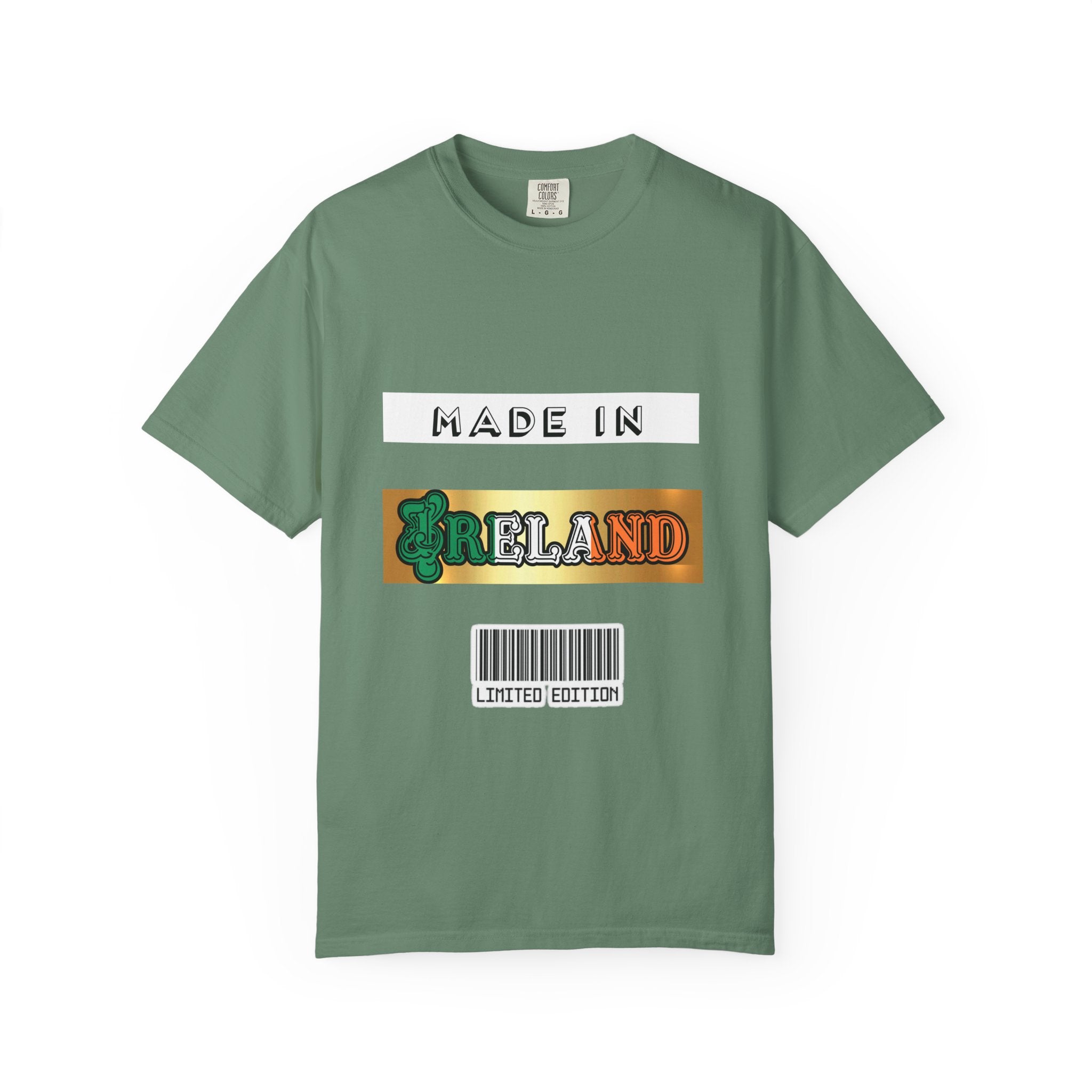 Made in Ireland Limited Edition T-Shirt, Unisex Garment-Dyed Tee for Travel Lovers, Gifts for St. Patrick's Day, Irish Pride Apparel