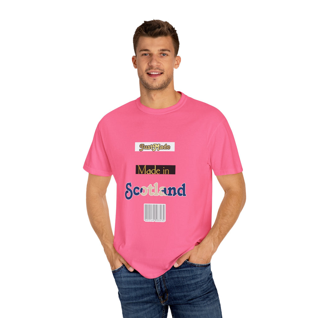 Scottish Vibes T-Shirt, Casual Tee, Gift for Travelers, Summer Fashion, Unisex Apparel, Made in Scotland Shirt