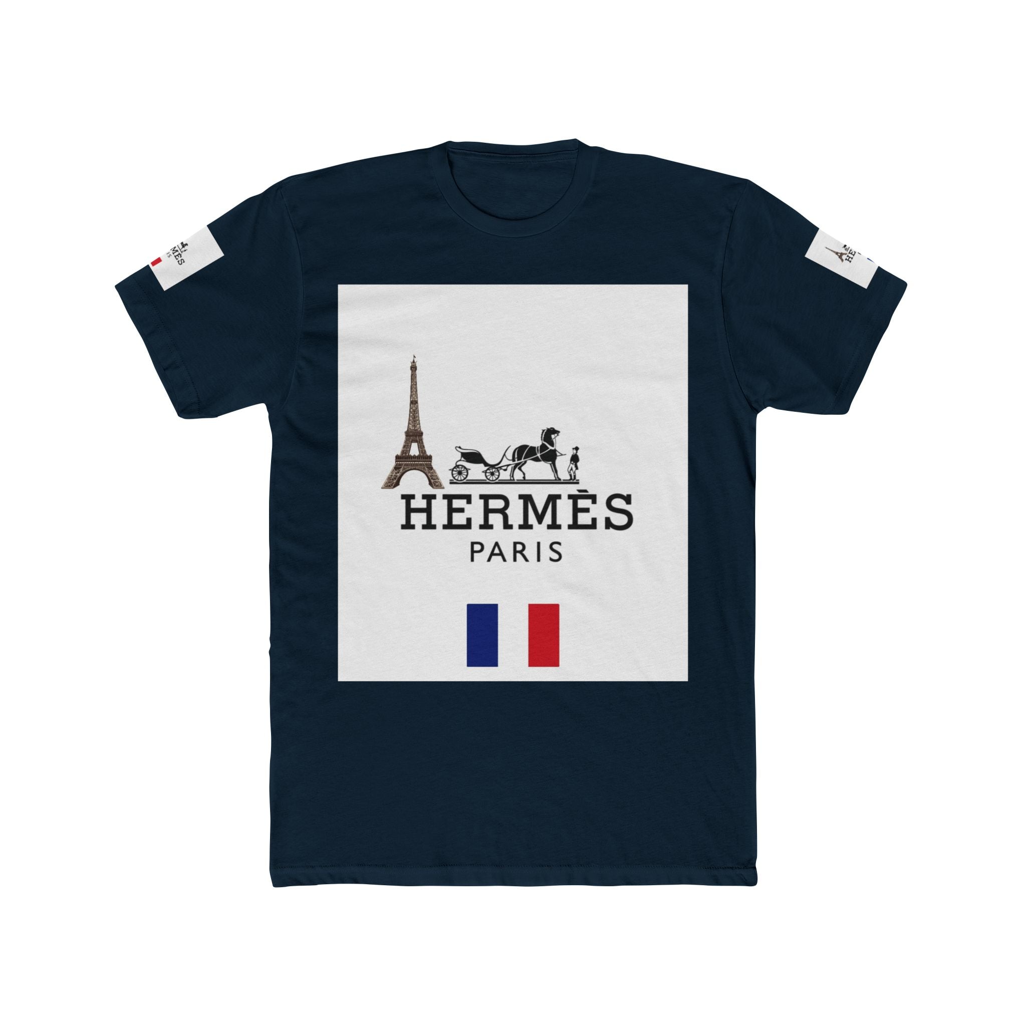 Parisian Style Cotton Crew Tee, Fashion Shirt, Travel Tee, French Style Gift, Casual Wear, Unisex Tee