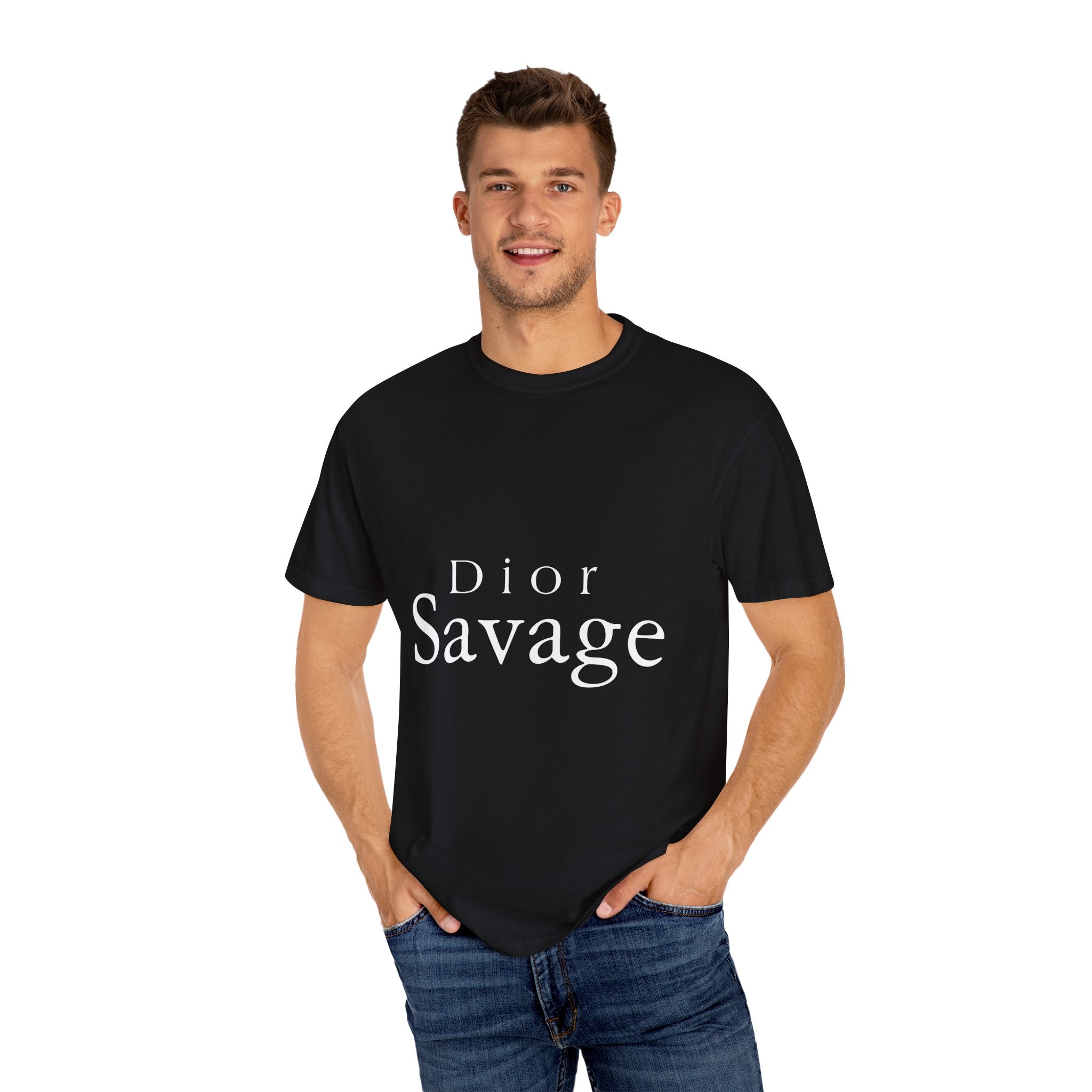 Savage Statement Unisex Garment-Dyed T-Shirt - Trendy Apparel, Casual Wear, Gift for Fashion Lovers, Everyday Style, Unique Design