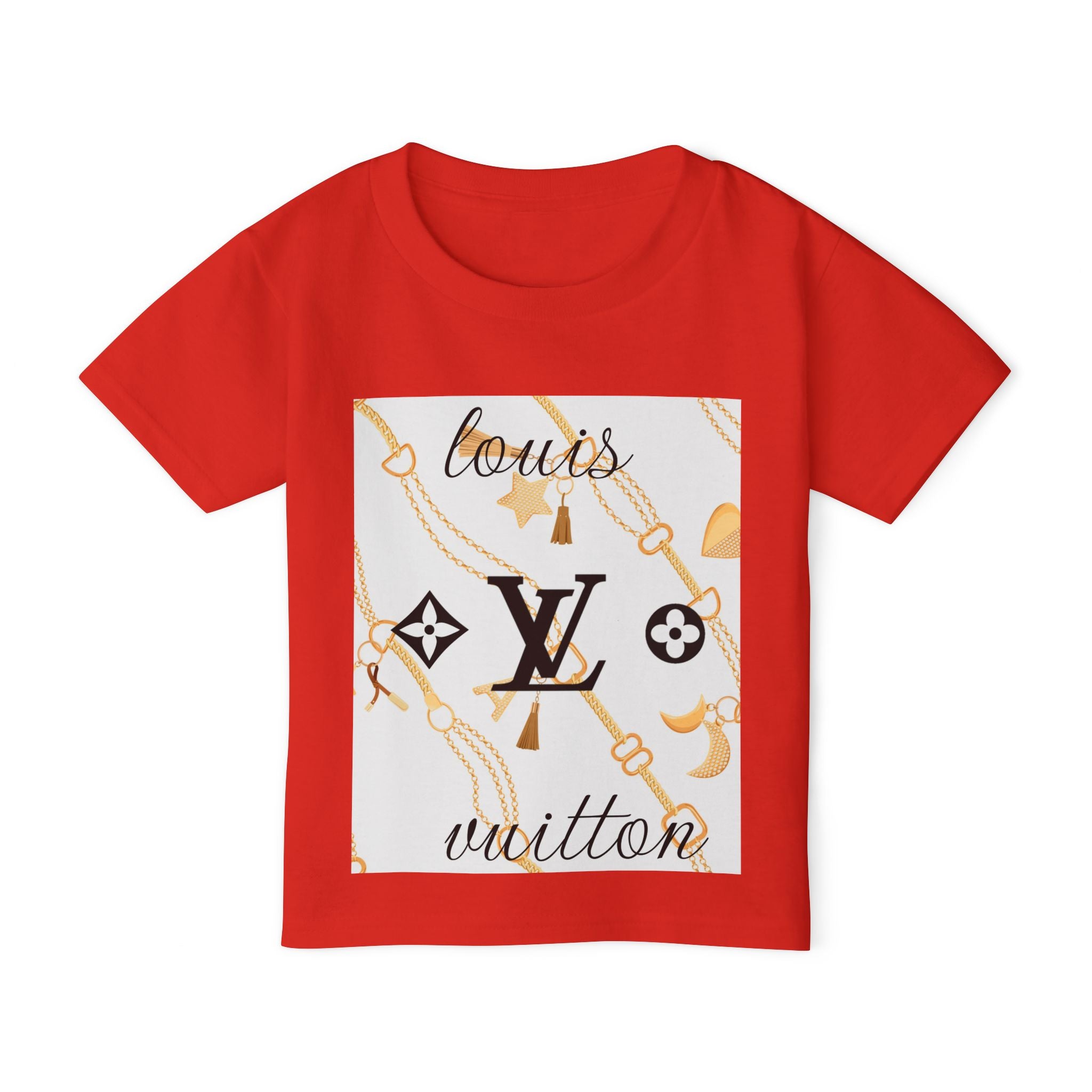 Designer Toddler T-Shirt - Louis Vuitton Inspired Fashion Tee, Kids Streetwear, Gift for Fashionable Toddlers, Designer Style Birthday [...]